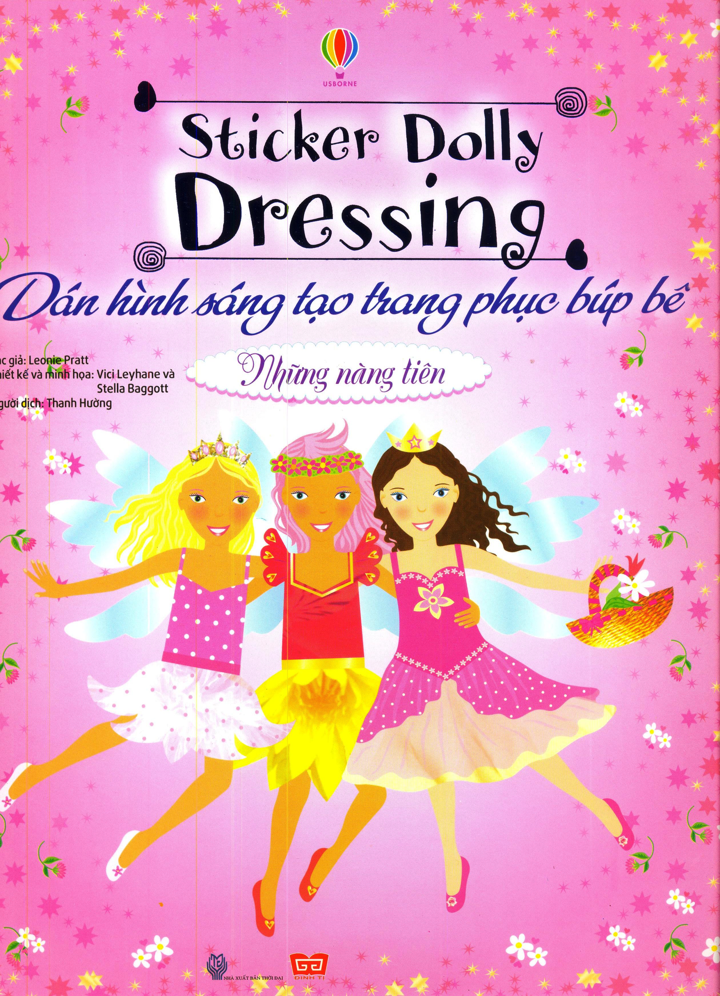 dán hình sáng tạo trang phục búp bê - những nàng tiên - Ảnh 2