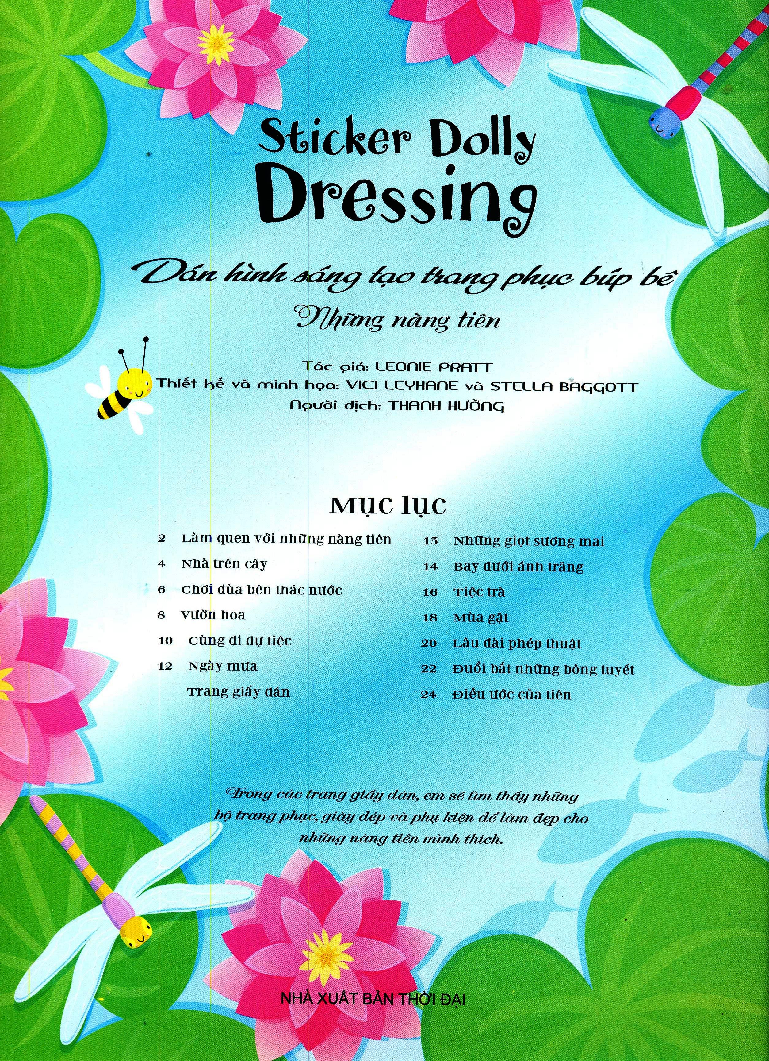 dán hình sáng tạo trang phục búp bê - những nàng tiên - Ảnh 3