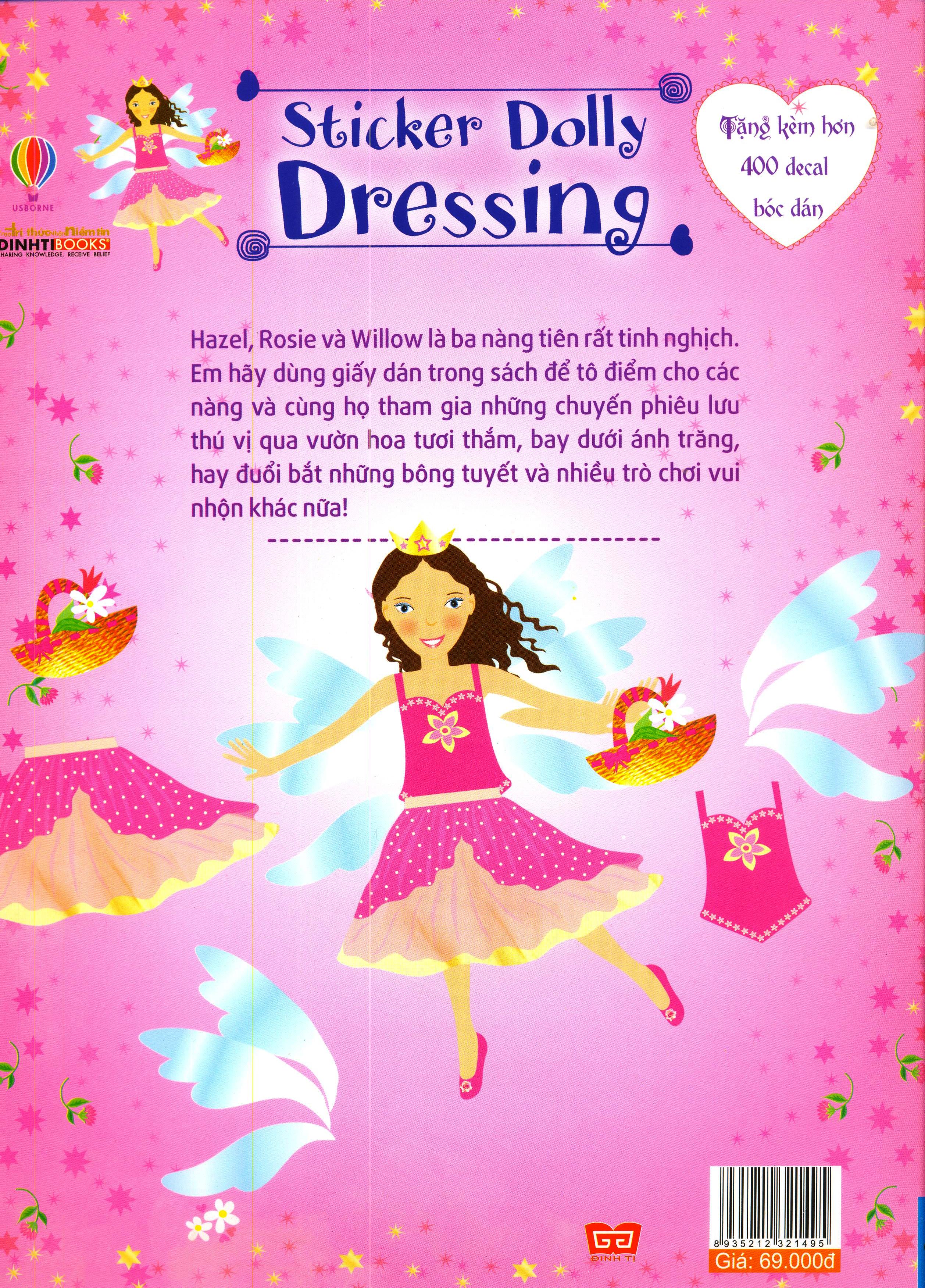 dán hình sáng tạo trang phục búp bê - những nàng tiên - Ảnh 7