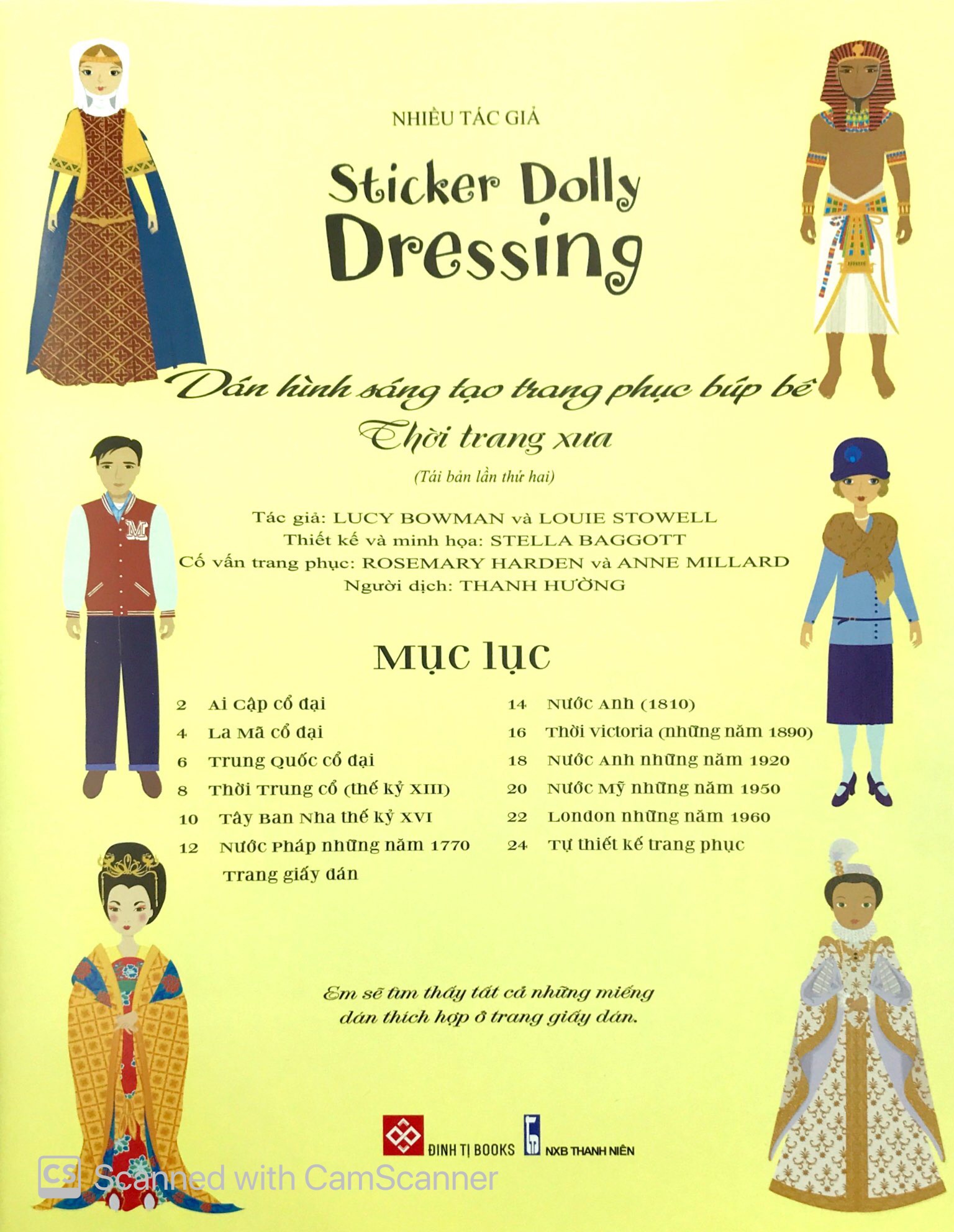 dán hình sáng tạo trang phục búp bê - thời trang xưa - Ảnh 4