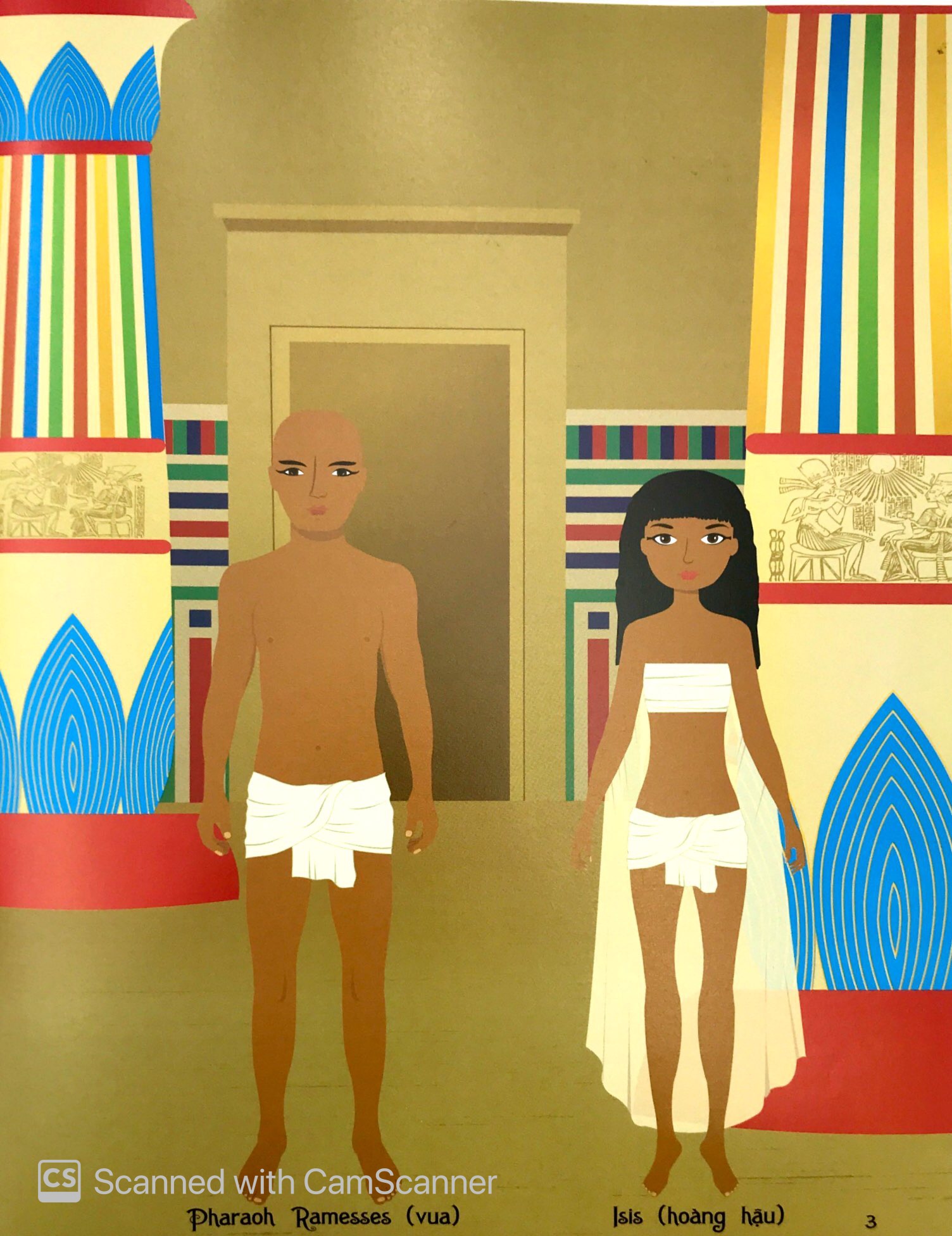 dán hình sáng tạo trang phục búp bê - thời trang xưa - Ảnh 6