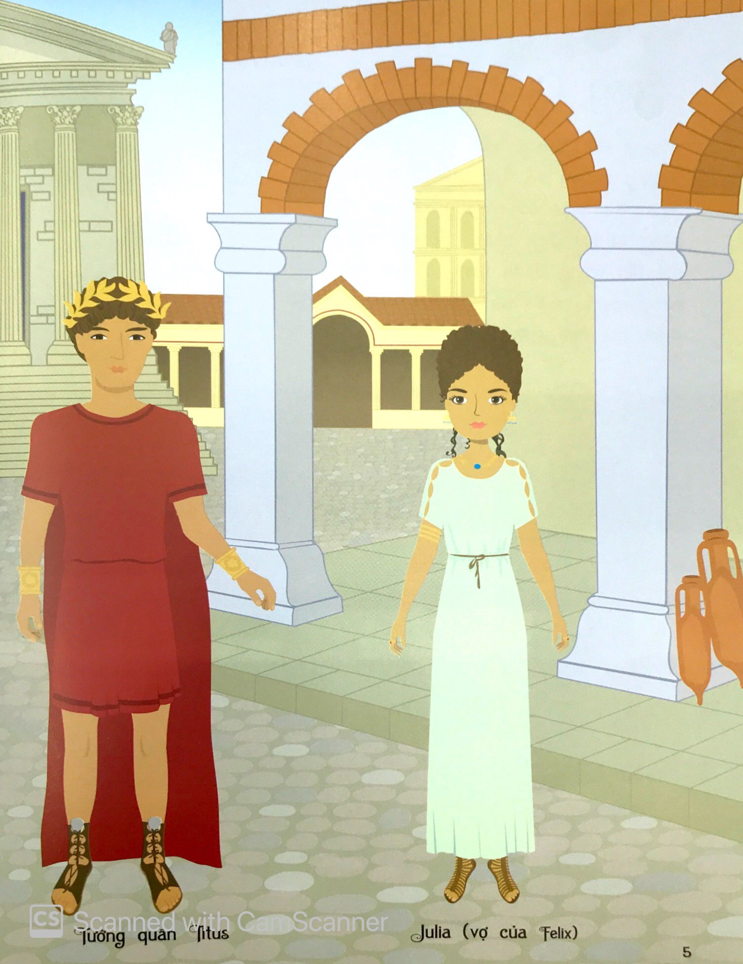 dán hình sáng tạo trang phục búp bê - thời trang xưa - Ảnh 8