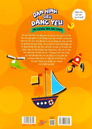 dán hình siêu đáng yêu - các phương tiện giao thông - Ảnh 6