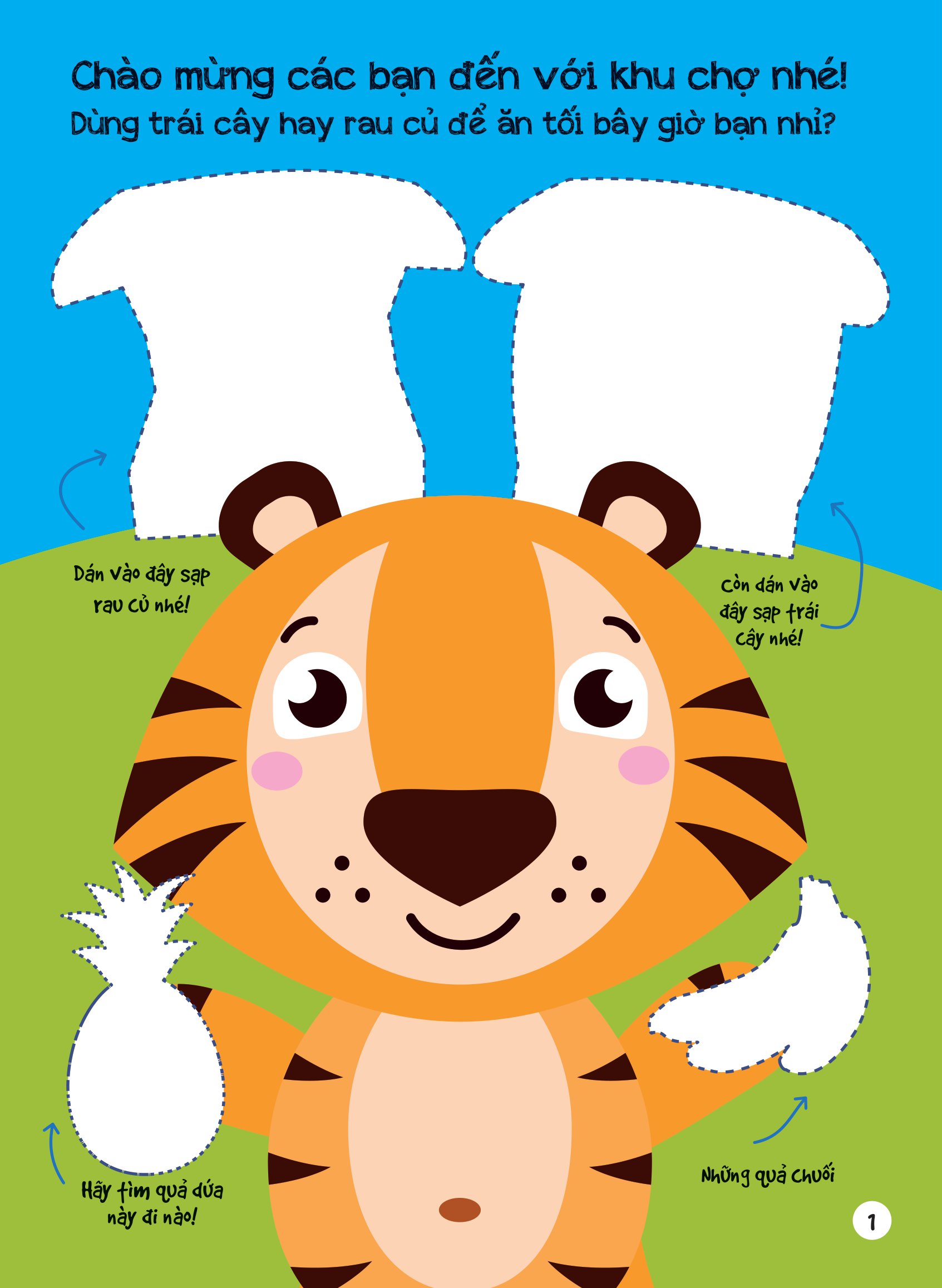 dán hình siêu đáng yêu - khu chợ - Ảnh 2