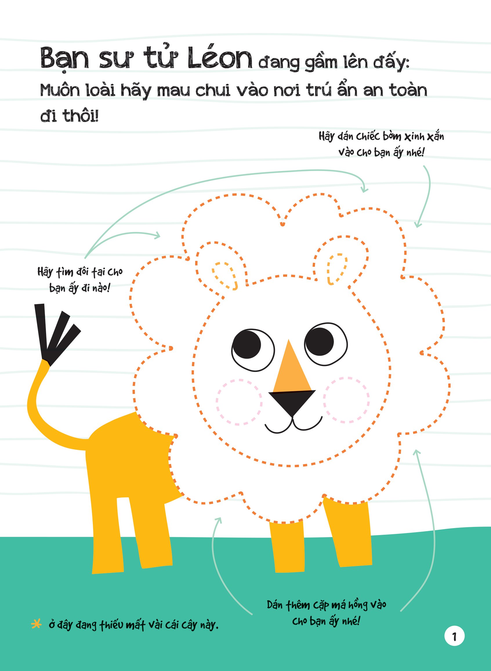 dán hình siêu đáng yêu - khu rừng - Ảnh 2