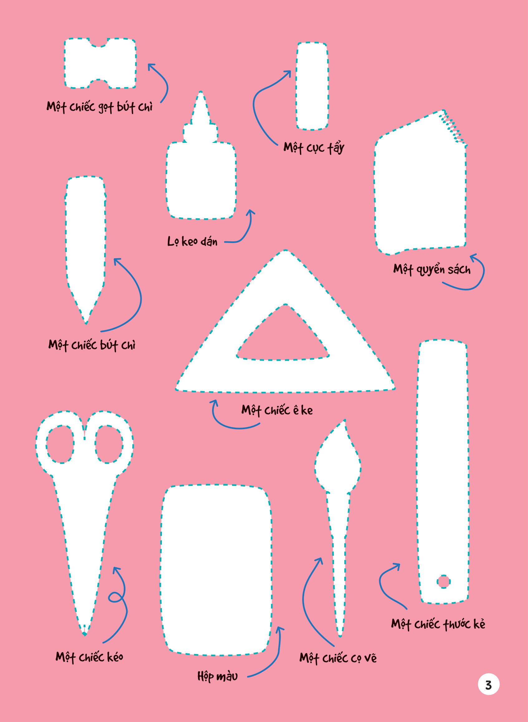 dán hình siêu đáng yêu - trường học - Ảnh 4