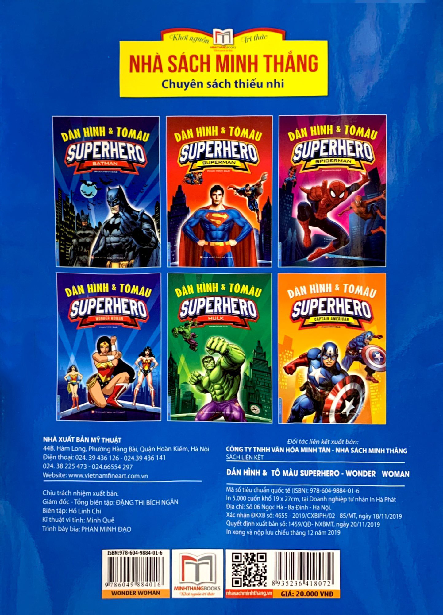 dán hình & tô màu superhero - wonderman - Ảnh 6