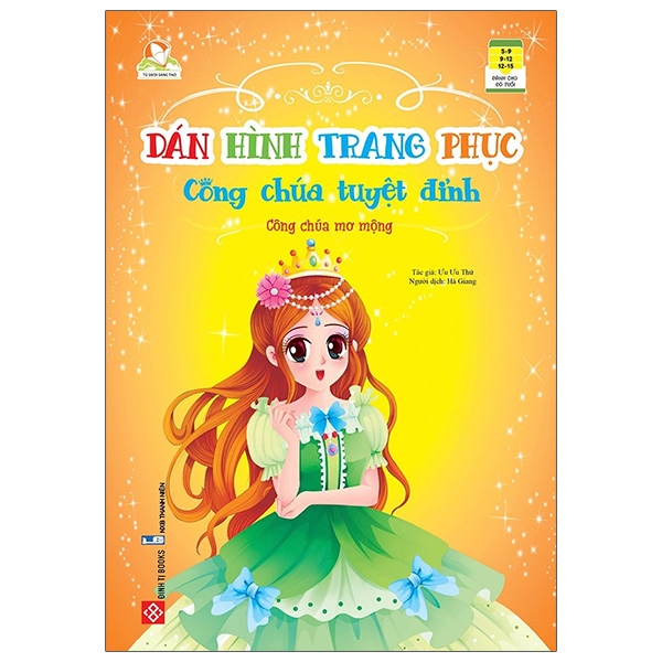 dán hình trang phục công chúa tuyệt đỉnh - công chúa mơ mộng