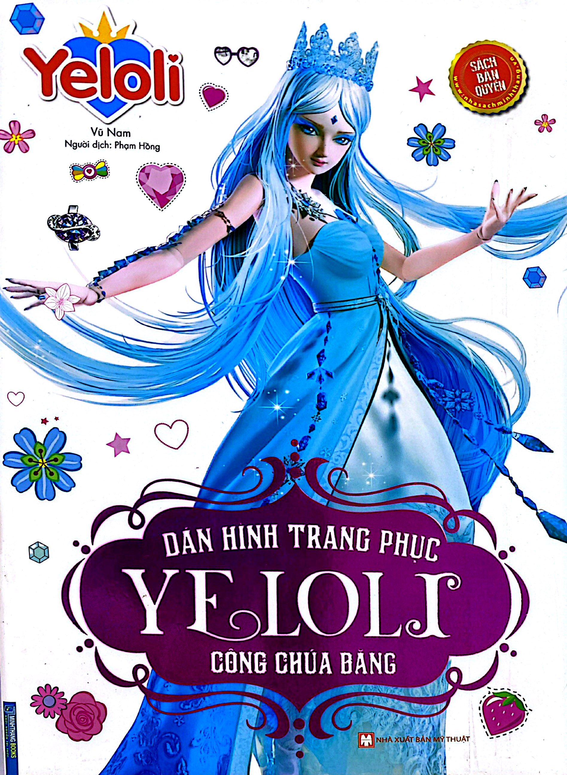 dán hình trang phục yeloli - công chúa băng - Ảnh 3