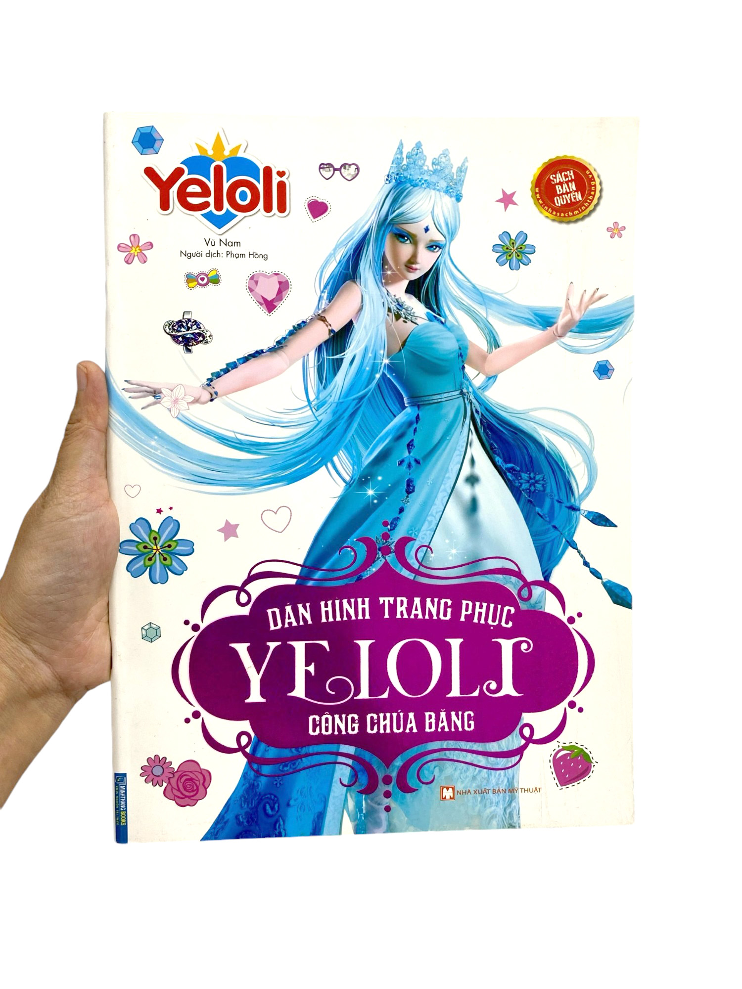 dán hình trang phục yeloli - công chúa băng - Ảnh 8
