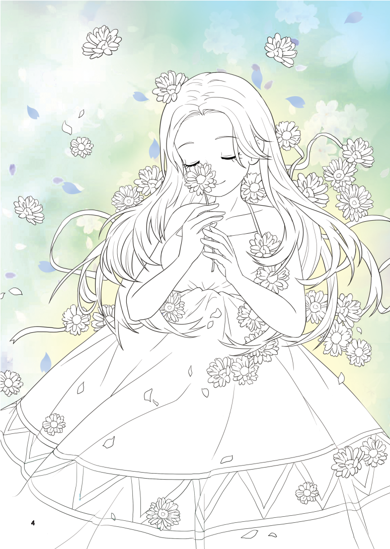 dán hình và tô màu công chúa - công chúa dịu dàng (30 tranh tô màu và sticker) - Ảnh 4