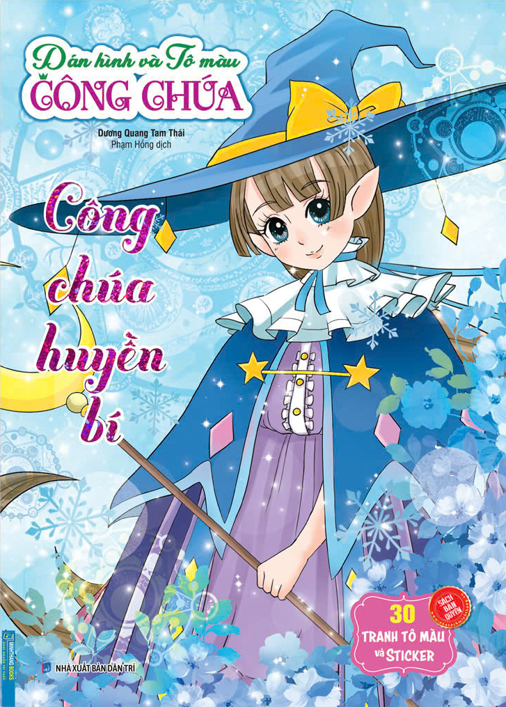 dán hình và tô màu công chúa - công chúa huyền bí - Ảnh 2