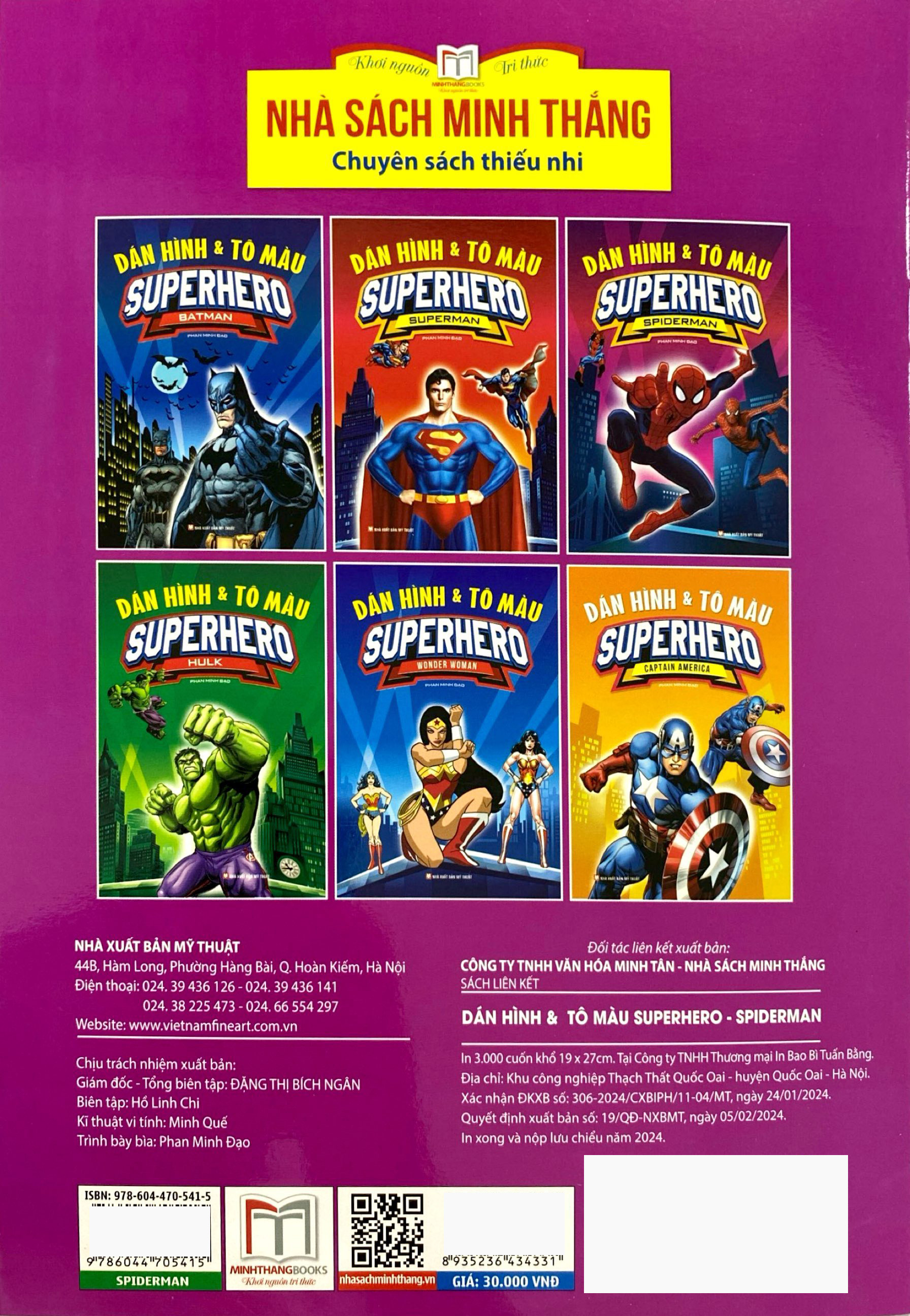 dán hình và tô màu - superhero - spiderman (tái bản 2024) - Ảnh 6