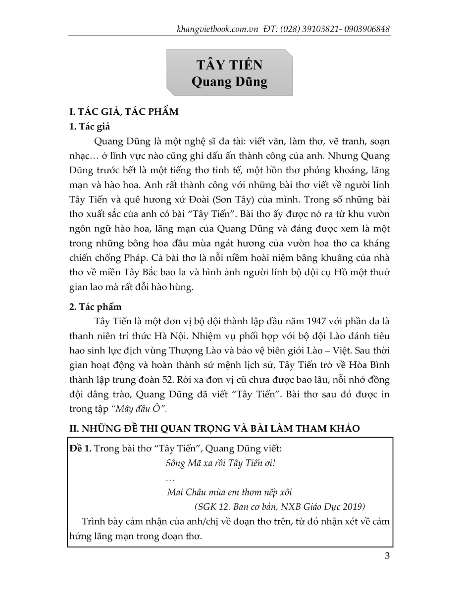 dạng đề cảm nhận đoạn trích thơ ngữ văn 12 - Ảnh 5