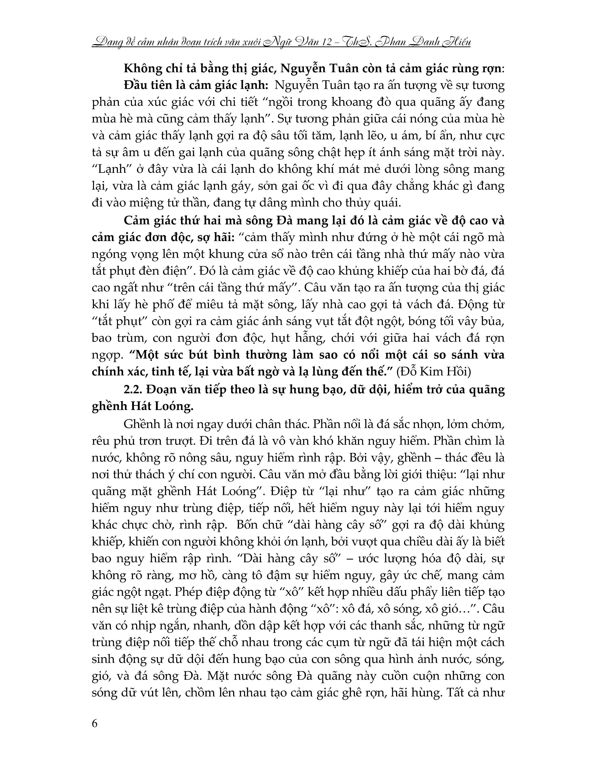dạng đề cảm nhận đoạn trích văn xuôi ngữ văn 12 - Ảnh 10