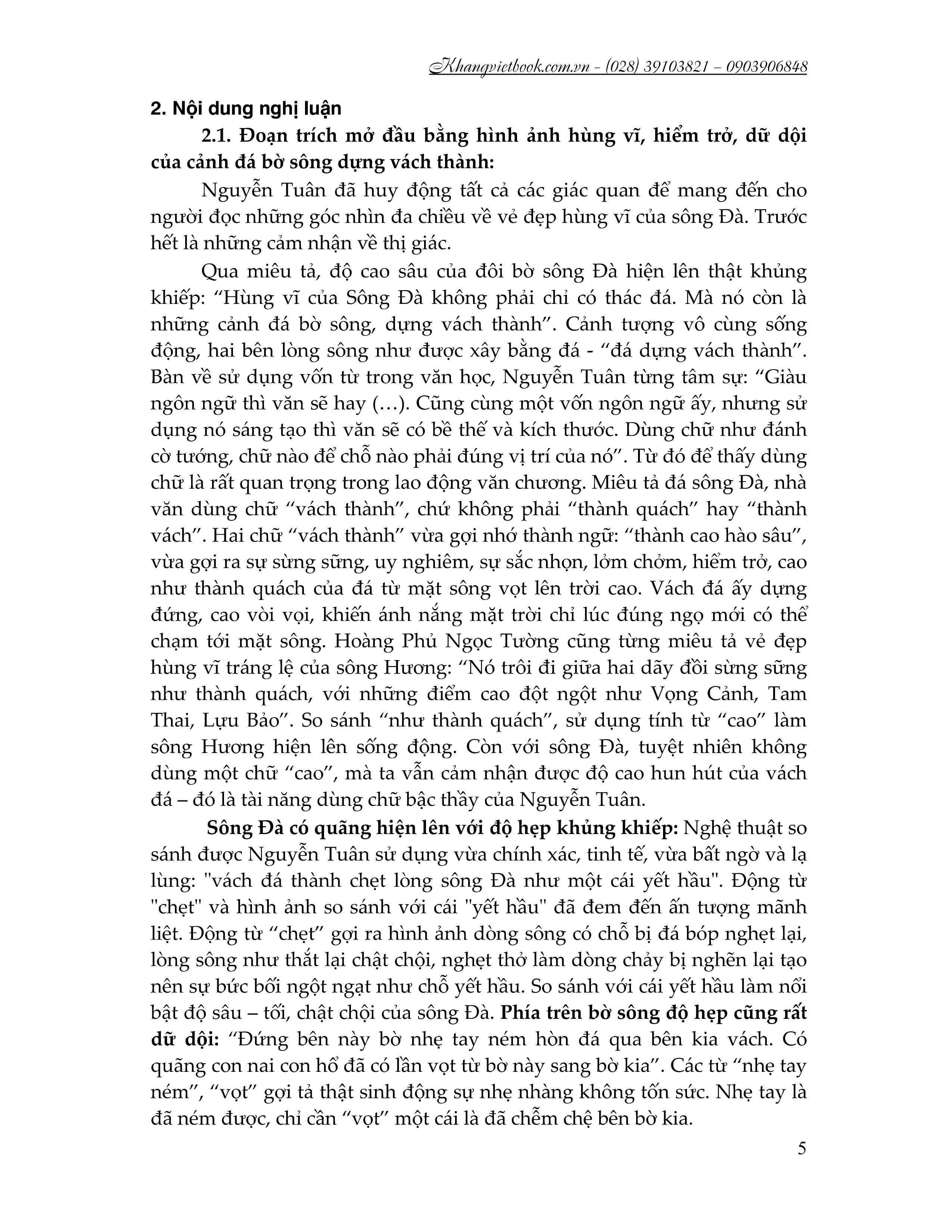 dạng đề cảm nhận đoạn trích văn xuôi ngữ văn 12 - Ảnh 5