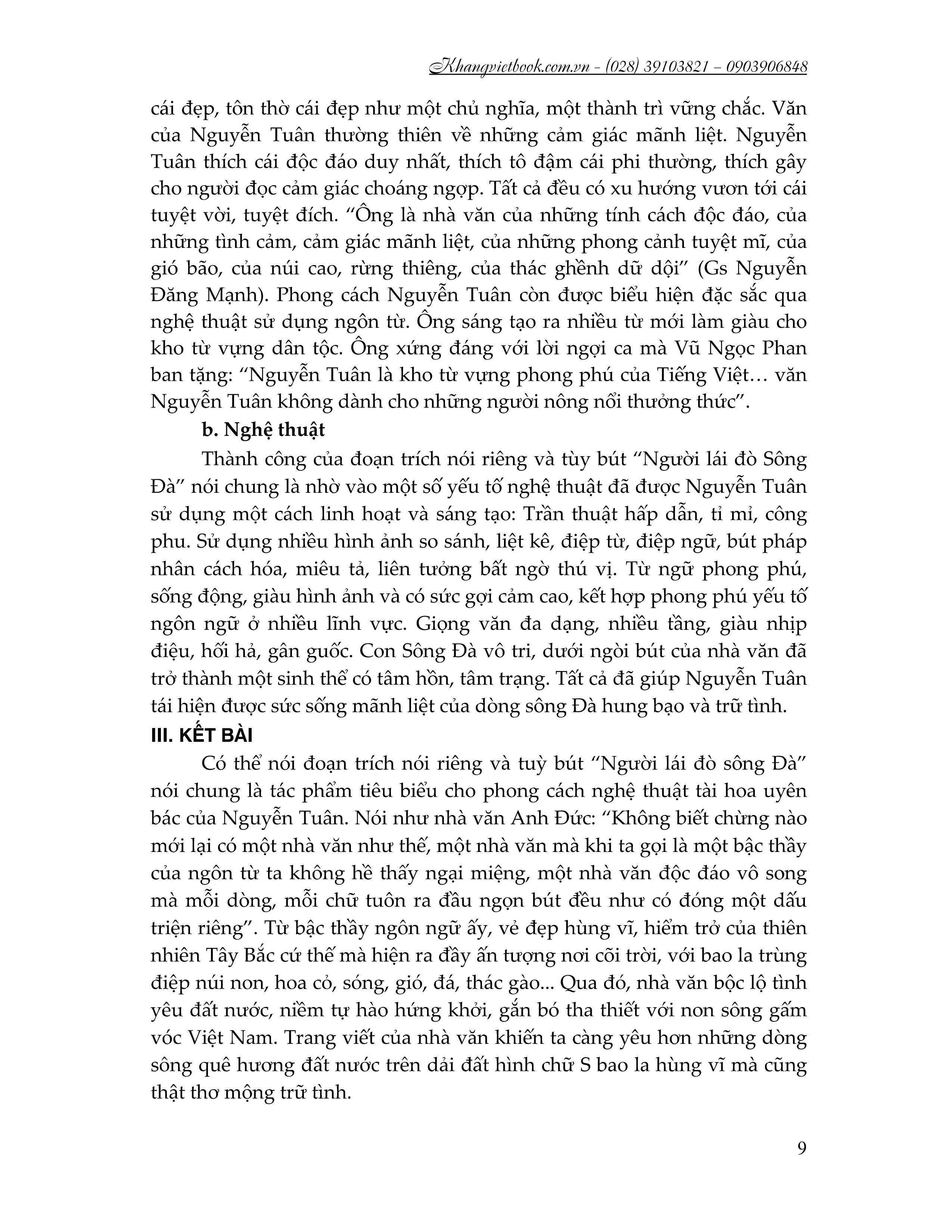 dạng đề cảm nhận đoạn trích văn xuôi ngữ văn 12 - Ảnh 6