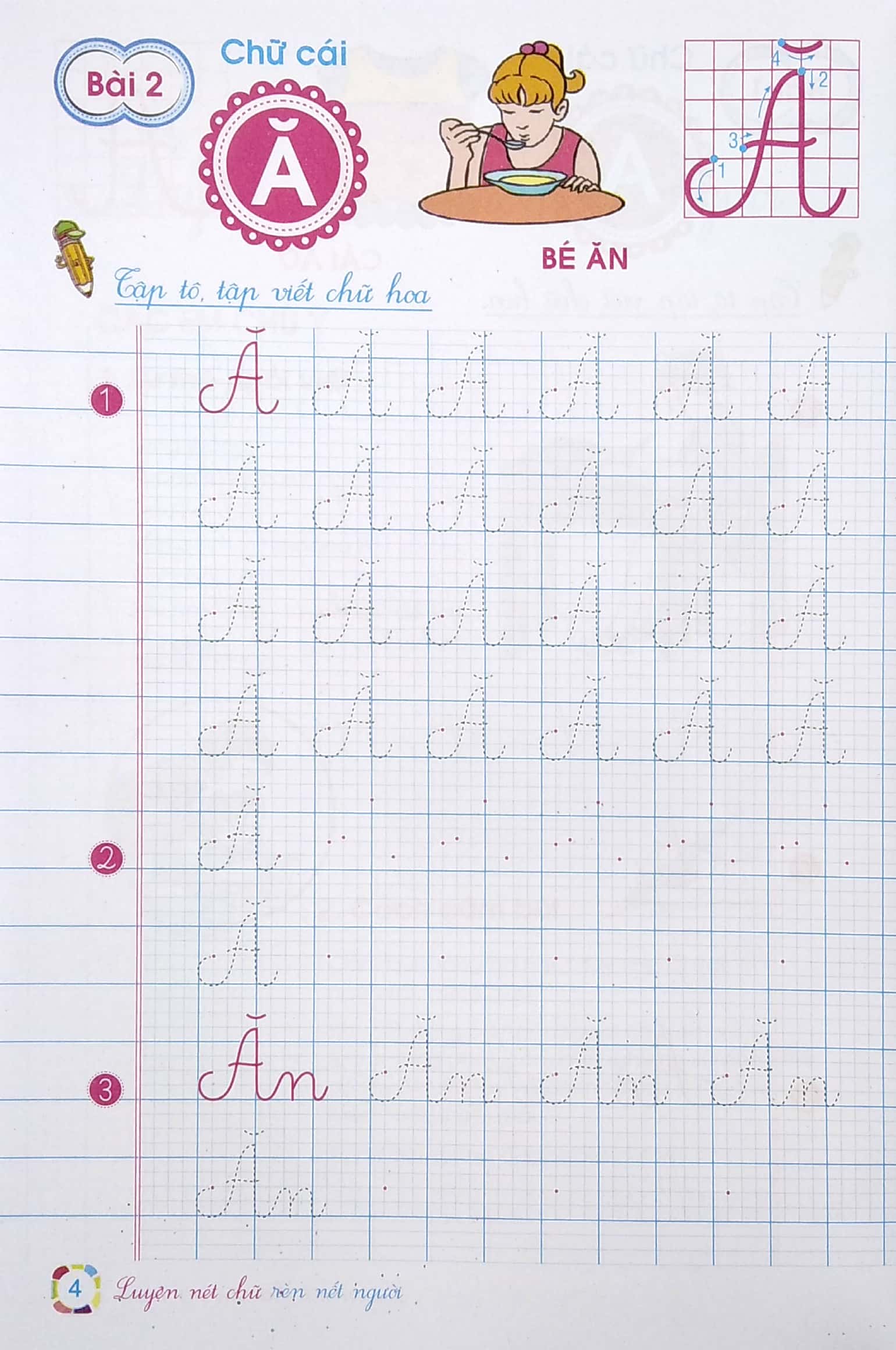 dành cho trẻ chuẩn bị vào lớp 1 - vở tập tô chữ hoa - Ảnh 5