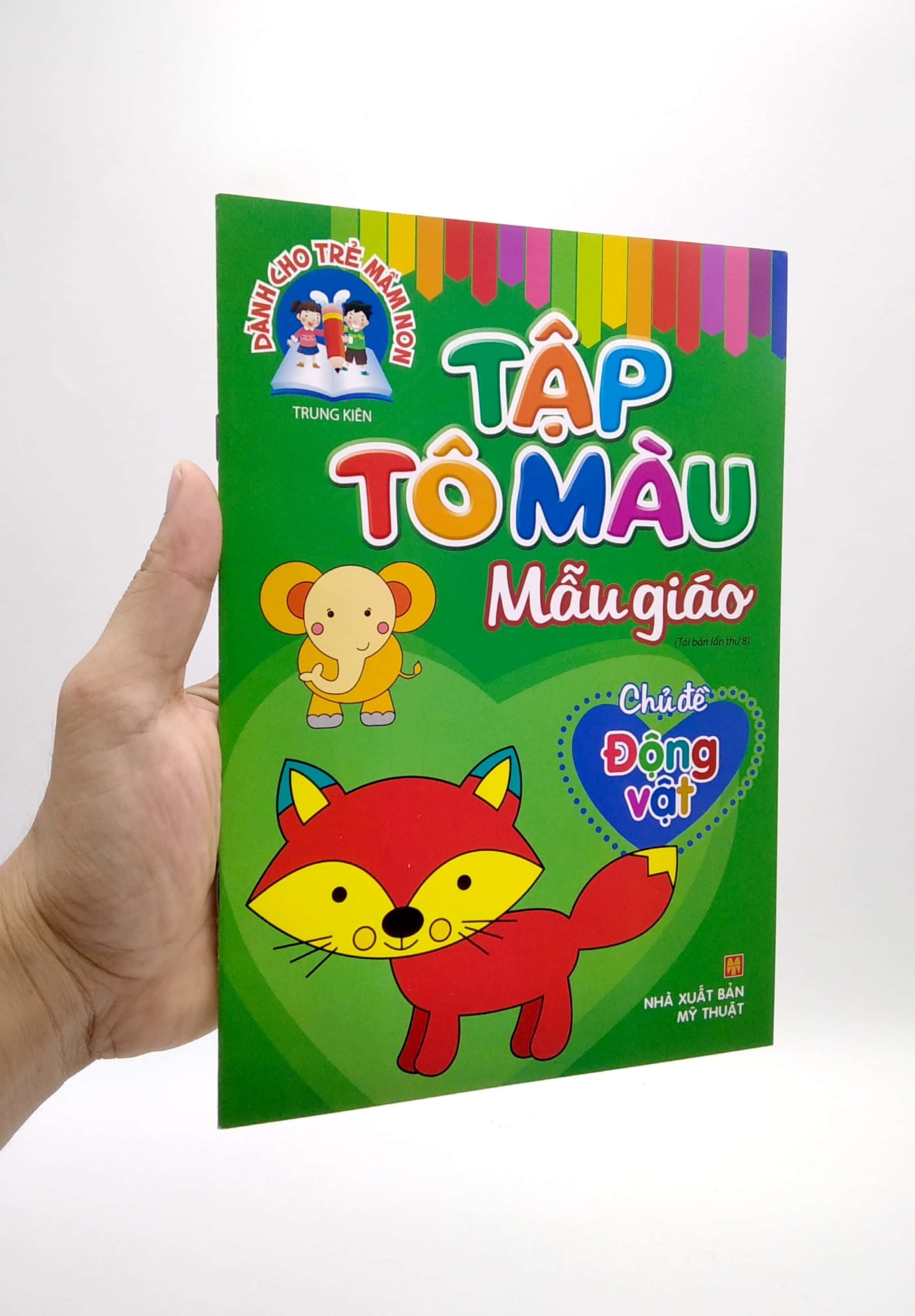 dành cho trẻ mầm non - tập tô màu mẫu giáo - chủ đề động vật (2022) - Ảnh 7