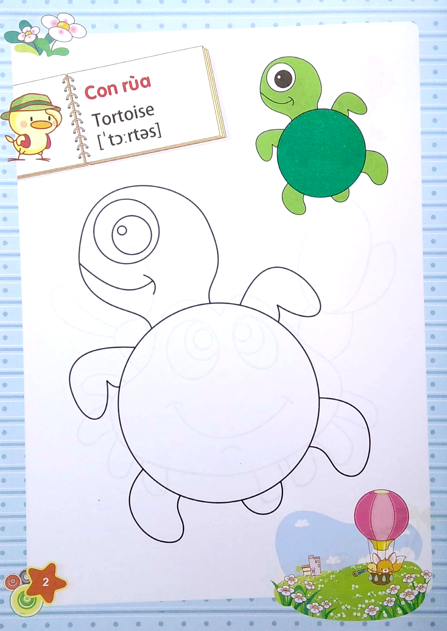 dành cho trẻ mầm non - tập tô màu mẫu giáo - chủ đề động vật dưới nước (2022) - Ảnh 4