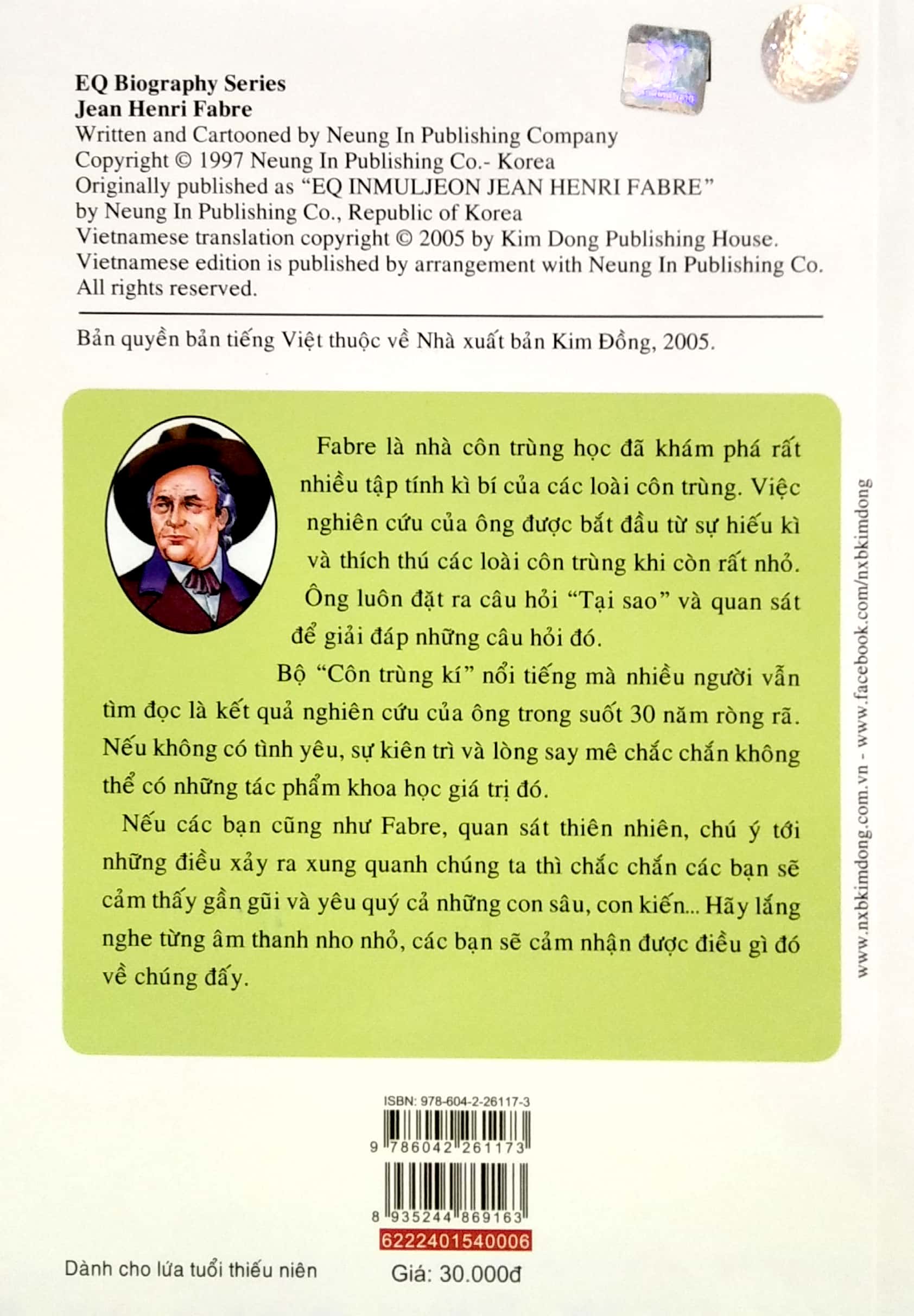 danh nhân thế giới - fabre (tái bản 2022) - Ảnh 3