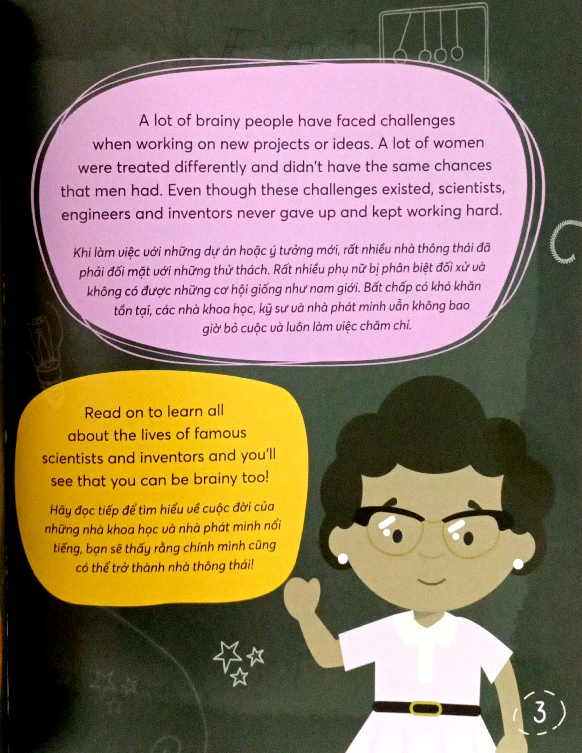 Danh Nhân Thế Giới - World Famous People - I Can Be Brainy - Tớ Có Thể Trở Thành Nhà Thông Thái - Song Ngữ Việt-Anh - Ảnh 4