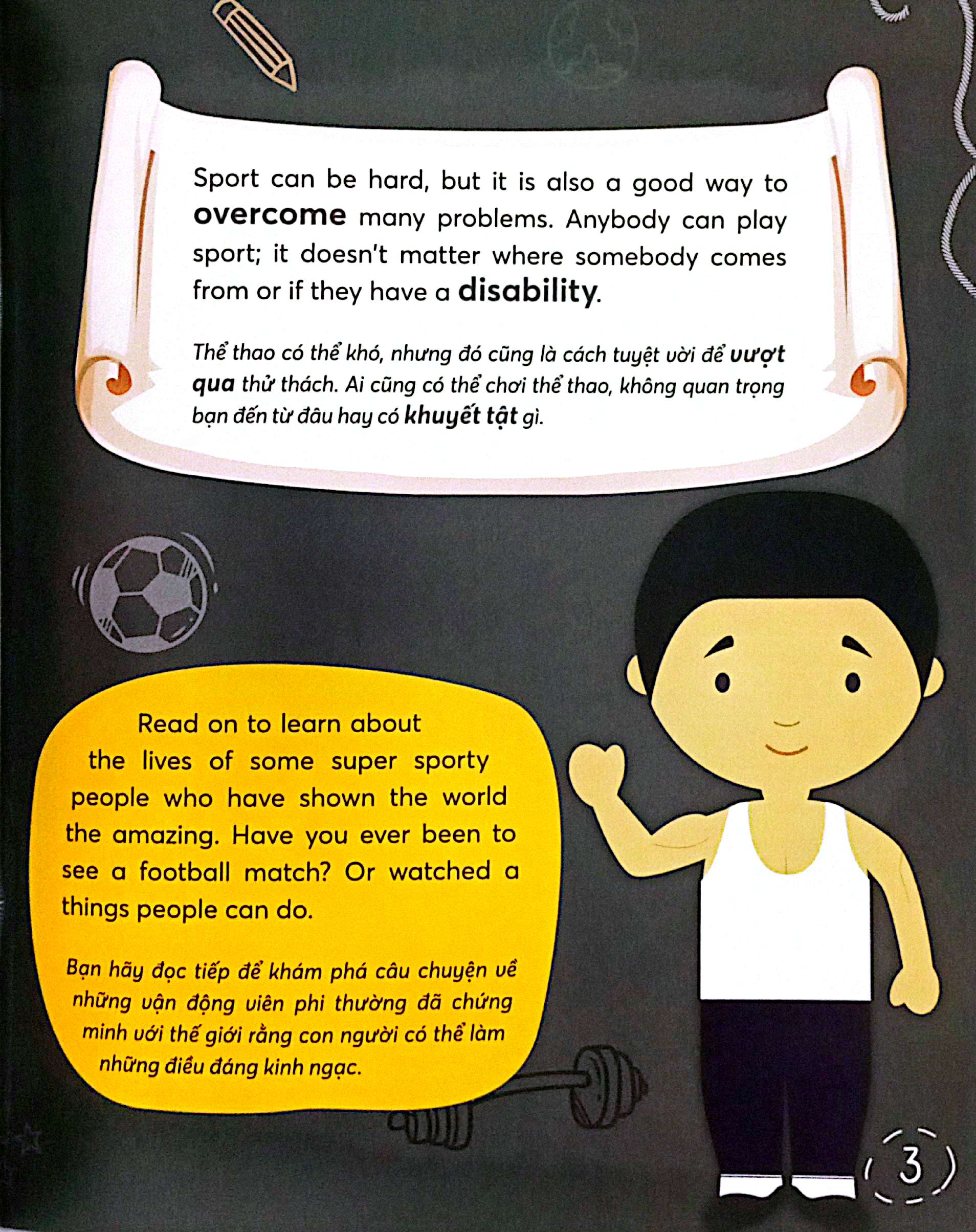 Danh Nhân Thế Giới - World Famous People - I Can Be Sporty - Tớ Có Thể Trở Thành Vận Động Viên - Song Ngữ Việt-Anh - Ảnh 4