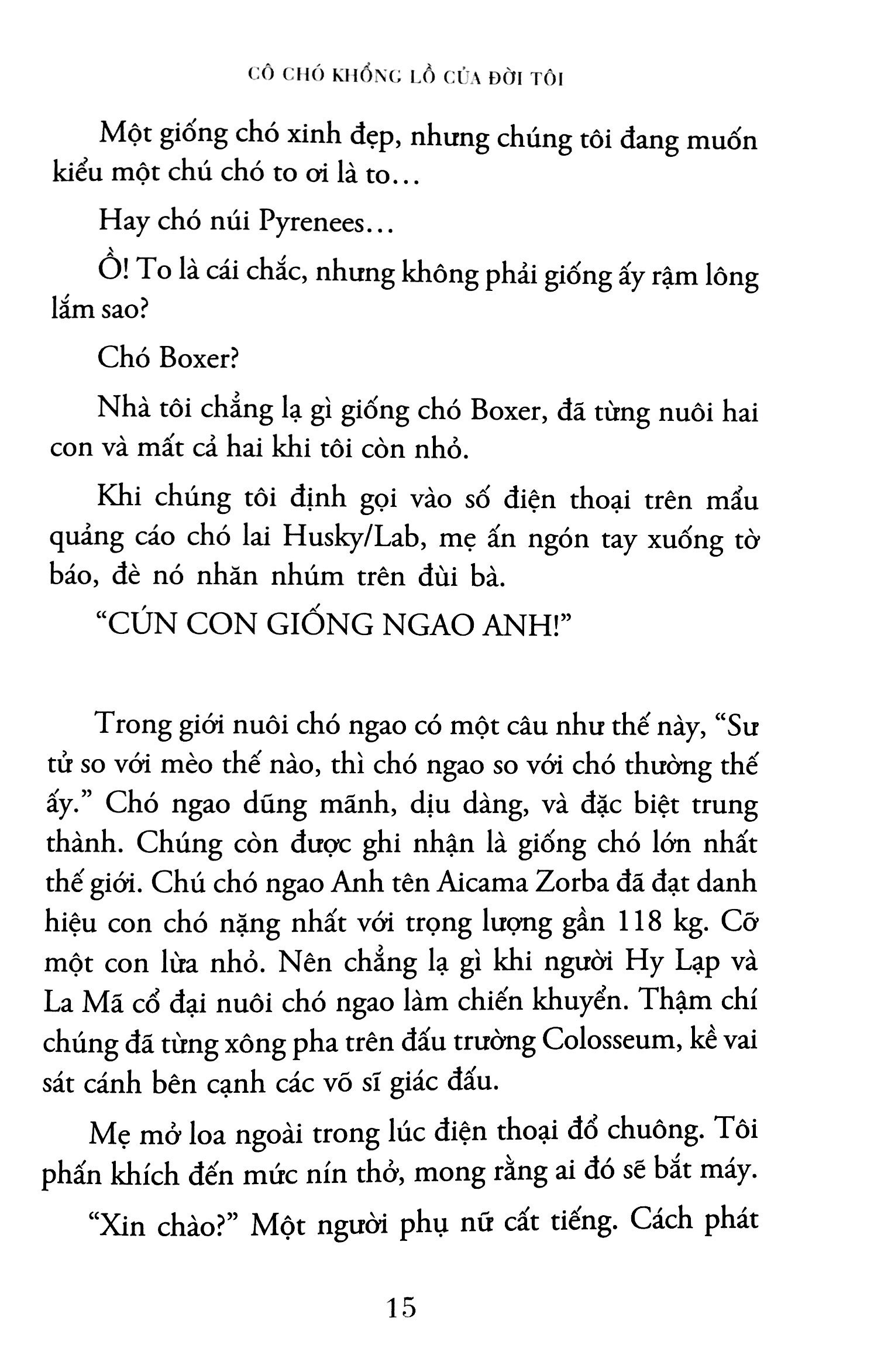 danh sách ước nguyện của gizelle - cô chó khổng lồ của đời tôi - Ảnh 9