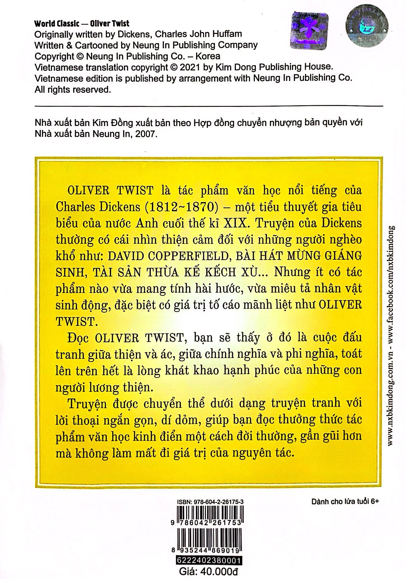 Danh Tác Thế Giới - Oliver Twist (Tái Bản 2022) - Ảnh 8