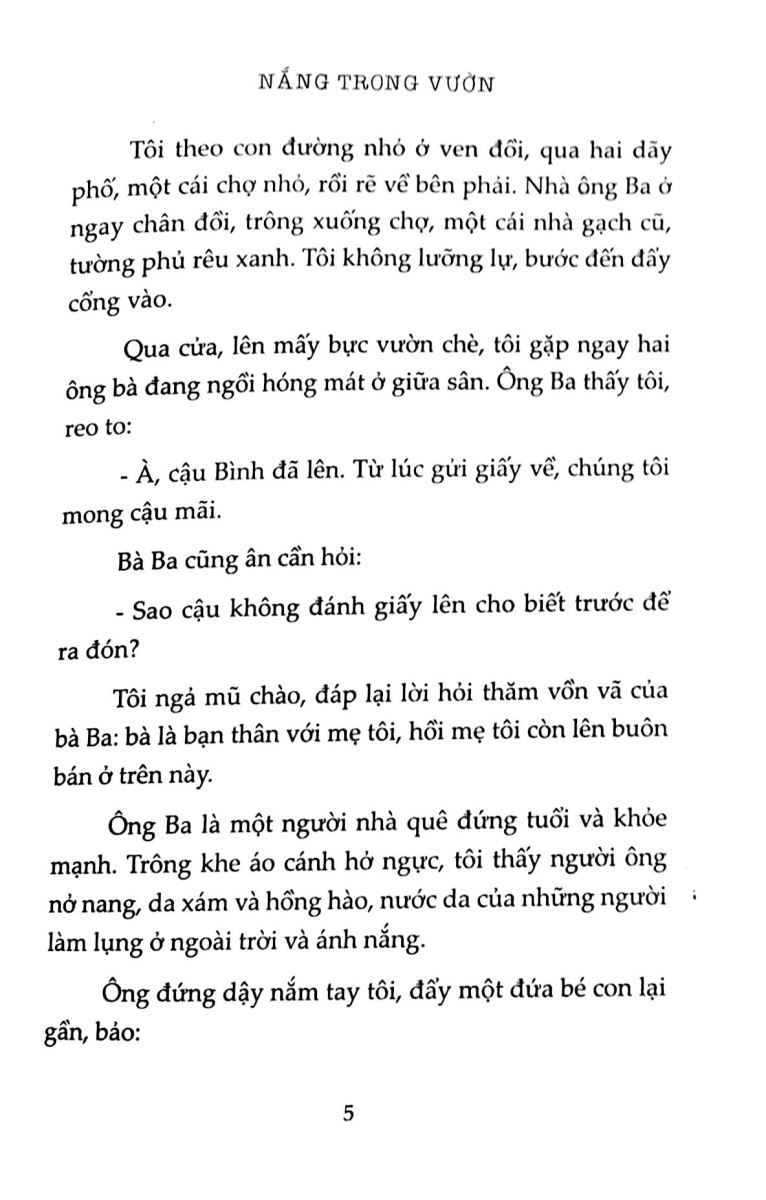 danh tác văn học việt nam - nắng trong vườn (tái bản 2024) - Ảnh 5