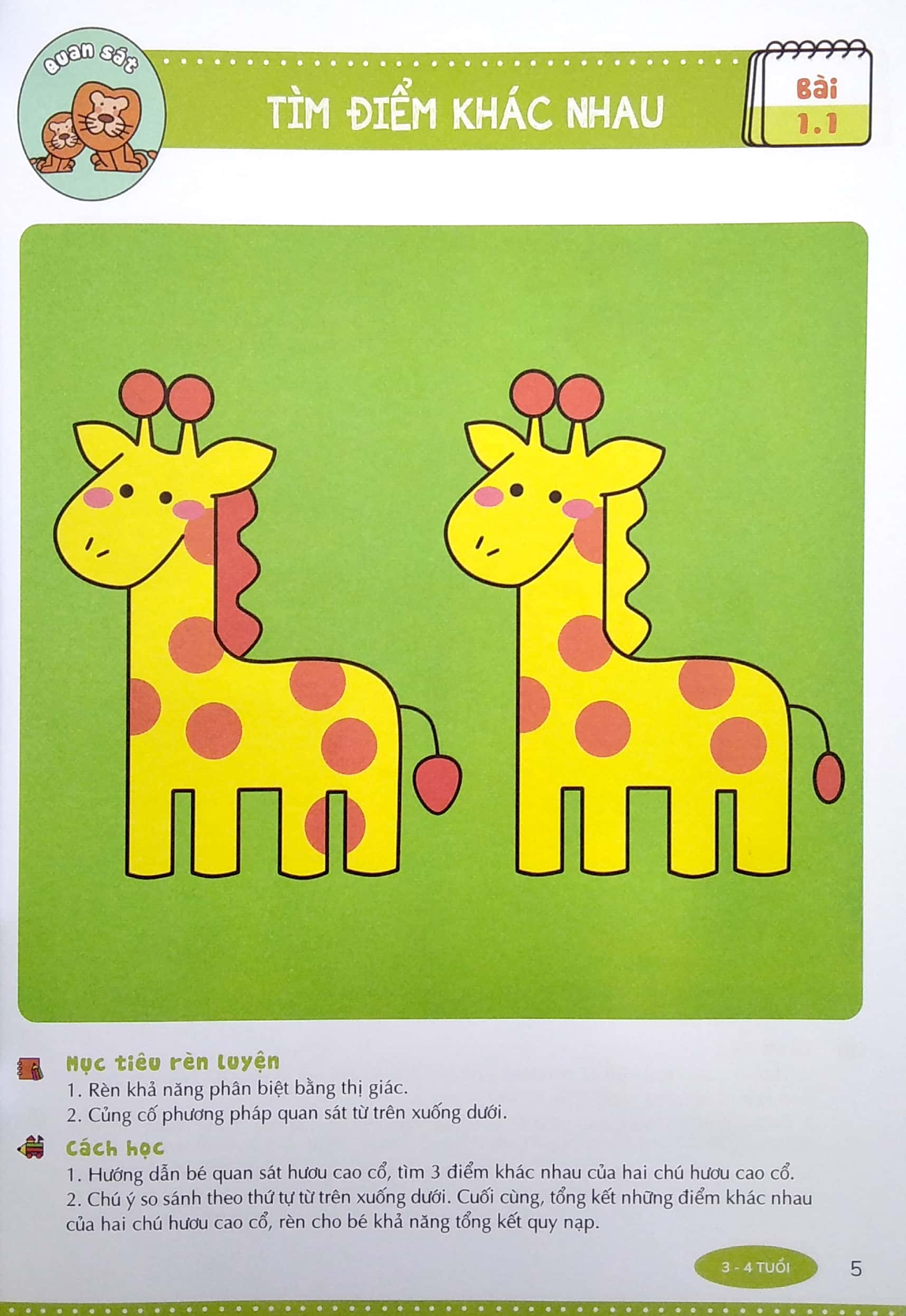 đánh thức tiềm năng trí tuệ - quan sát ghi nhớ (3-4 tuổi) (tái bản) - Ảnh 6