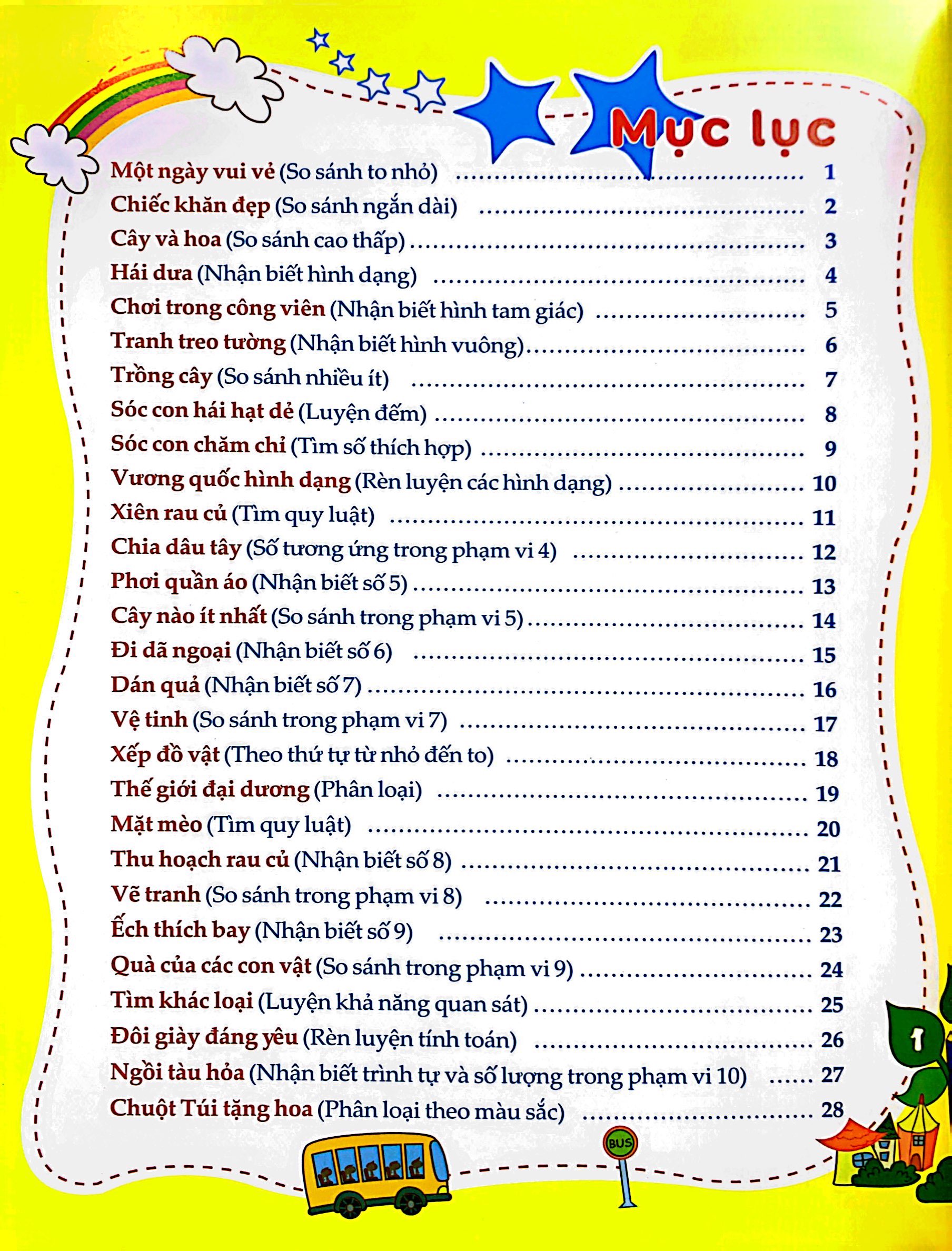 dạo chơi cùng toán học - trò chơi dán giấy (3-4 tuổi) - Ảnh 3