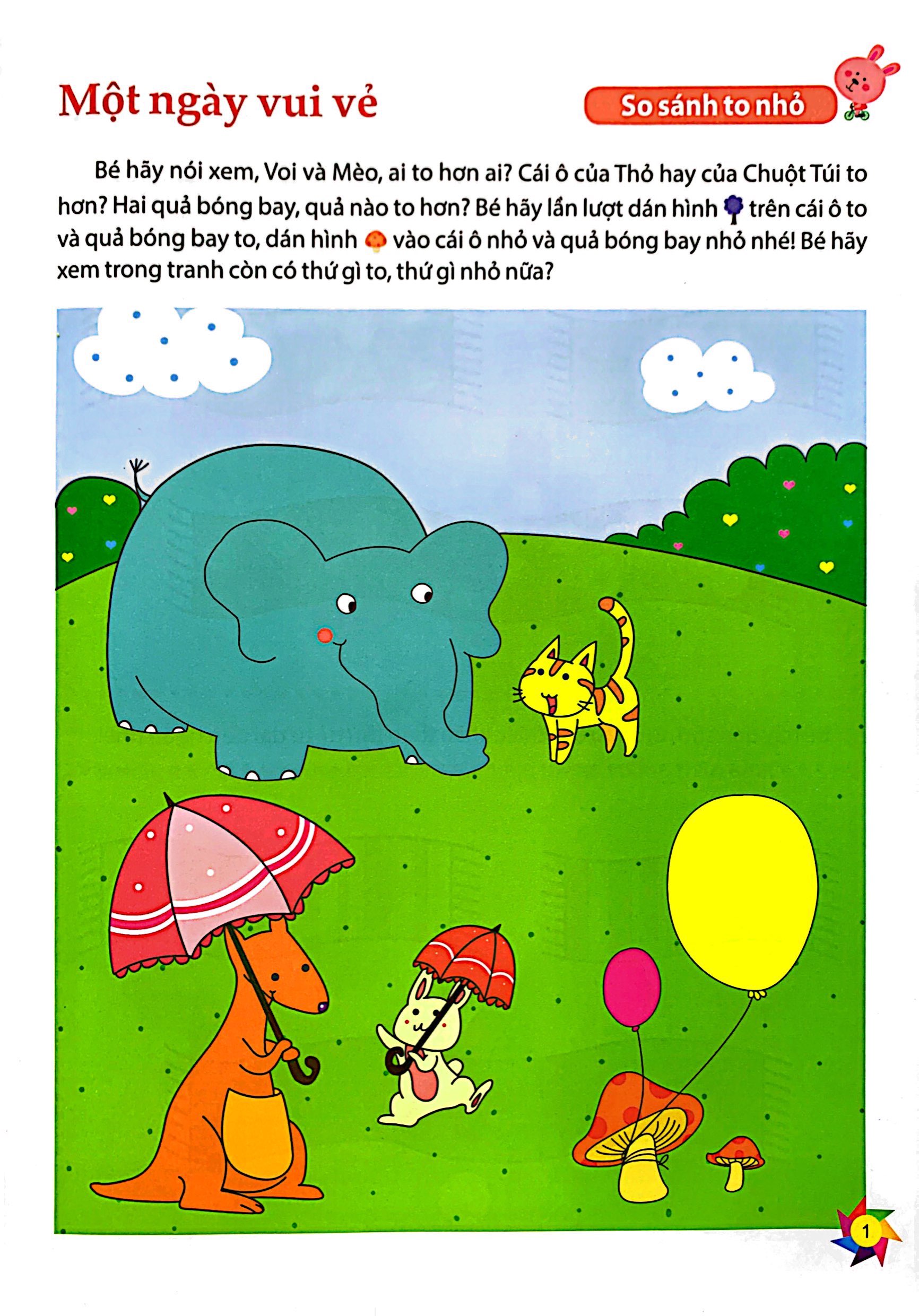 dạo chơi cùng toán học - trò chơi dán giấy (3-4 tuổi) - Ảnh 6