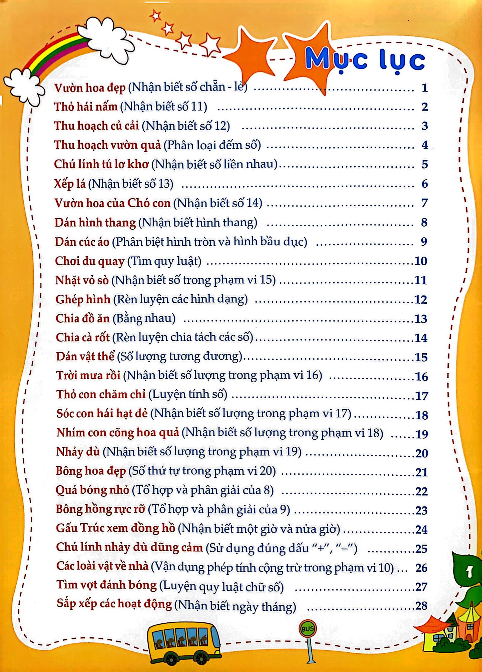 dạo chơi cùng toán học - trò chơi dán giấy (4-5 tuổi) - Ảnh 3