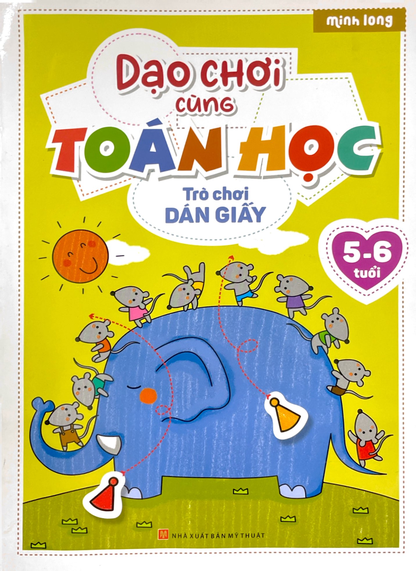 dạo chơi cùng toán học - trò chơi dán giấy (5-6 tuổi) - Ảnh 2