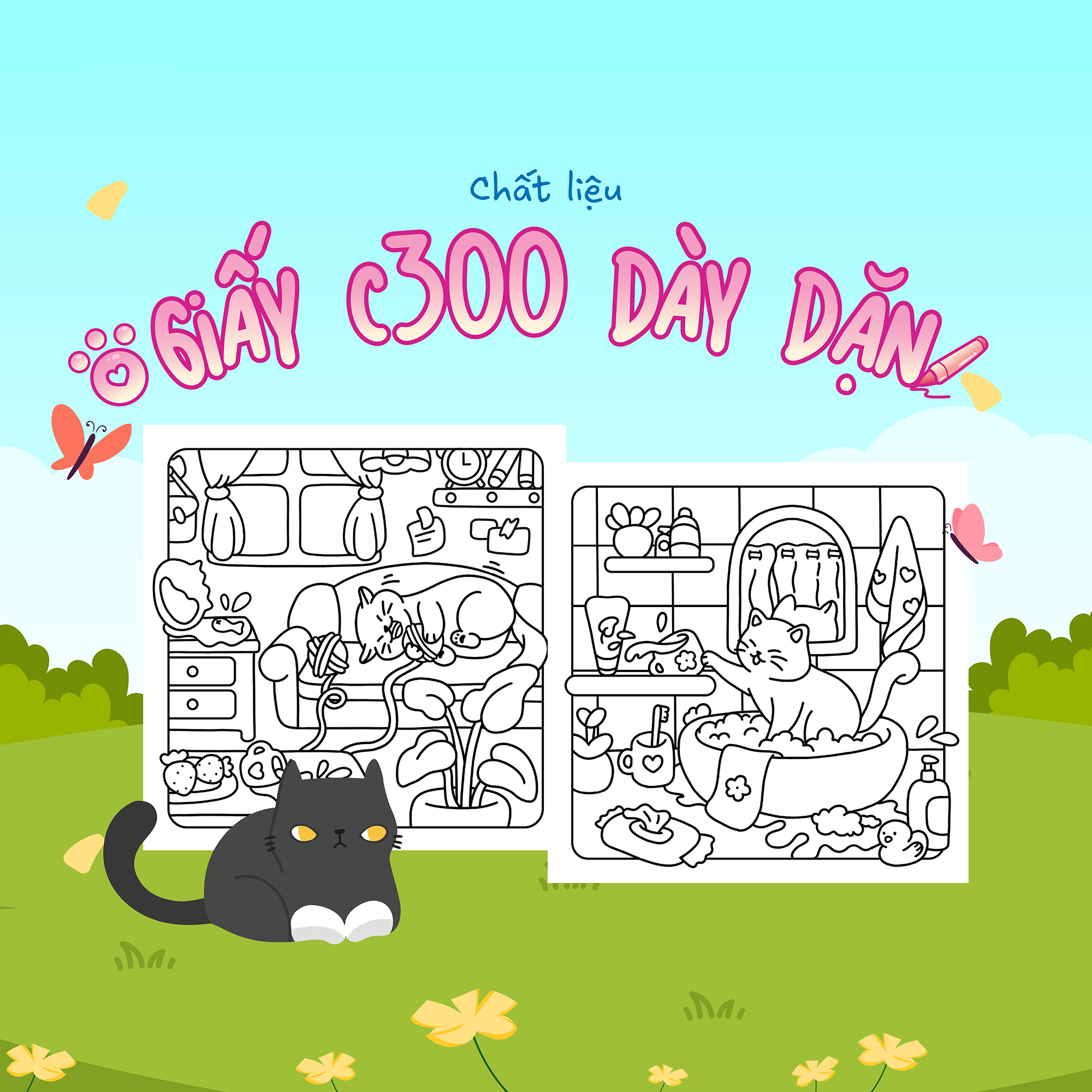 Đảo Mèo - Sách Tô Màu Cho Người Yêu Mèo - Ảnh 6