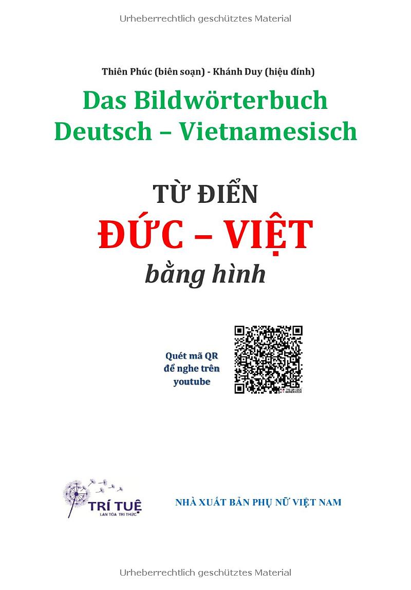 Das Bildwörterbuch Deutsch-Vietnamesisch - Từ Điển Đức-Việt Bằng Hình - Ảnh 3