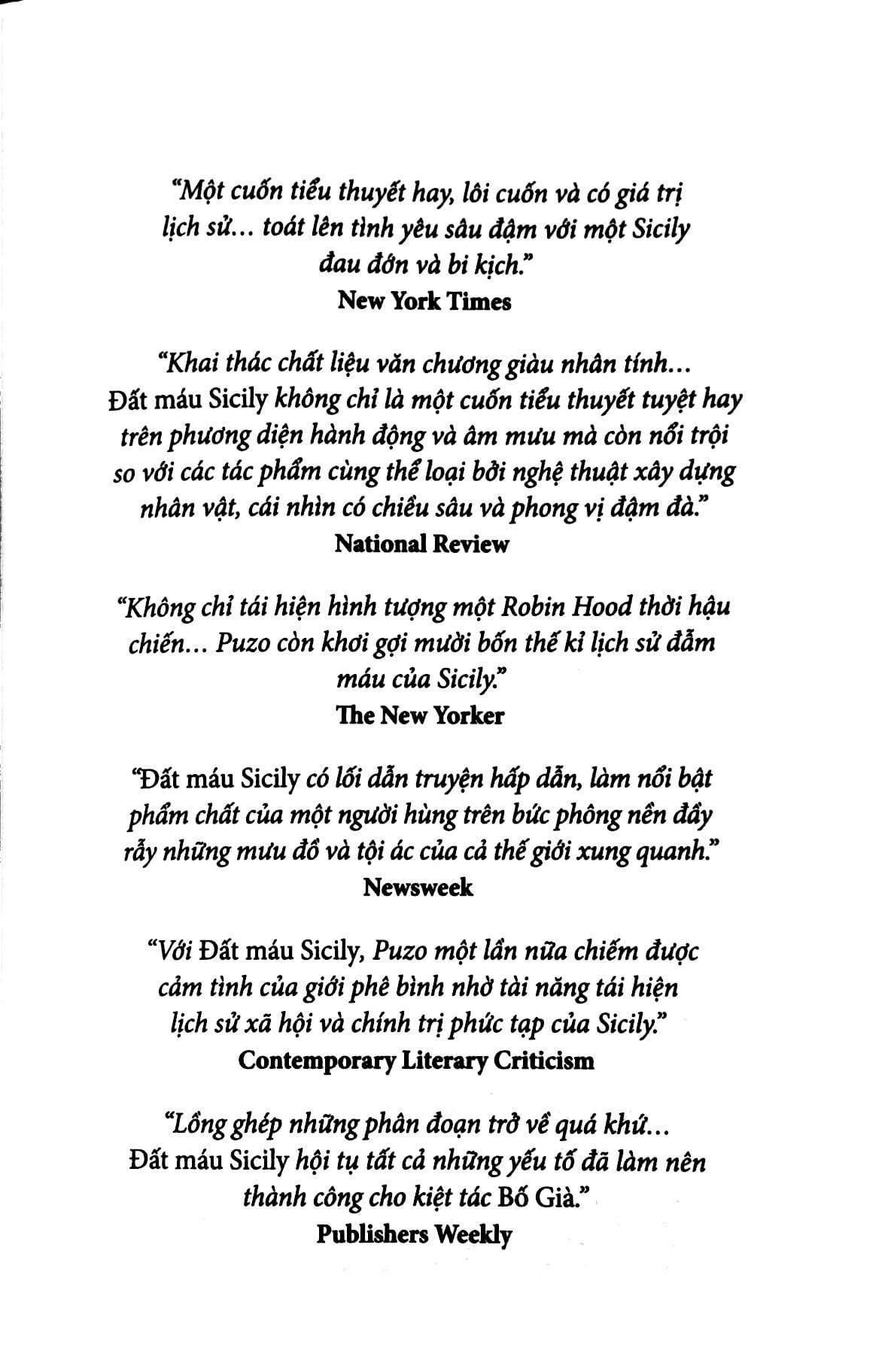 đất máu sicily (mario puzo) - Ảnh 3