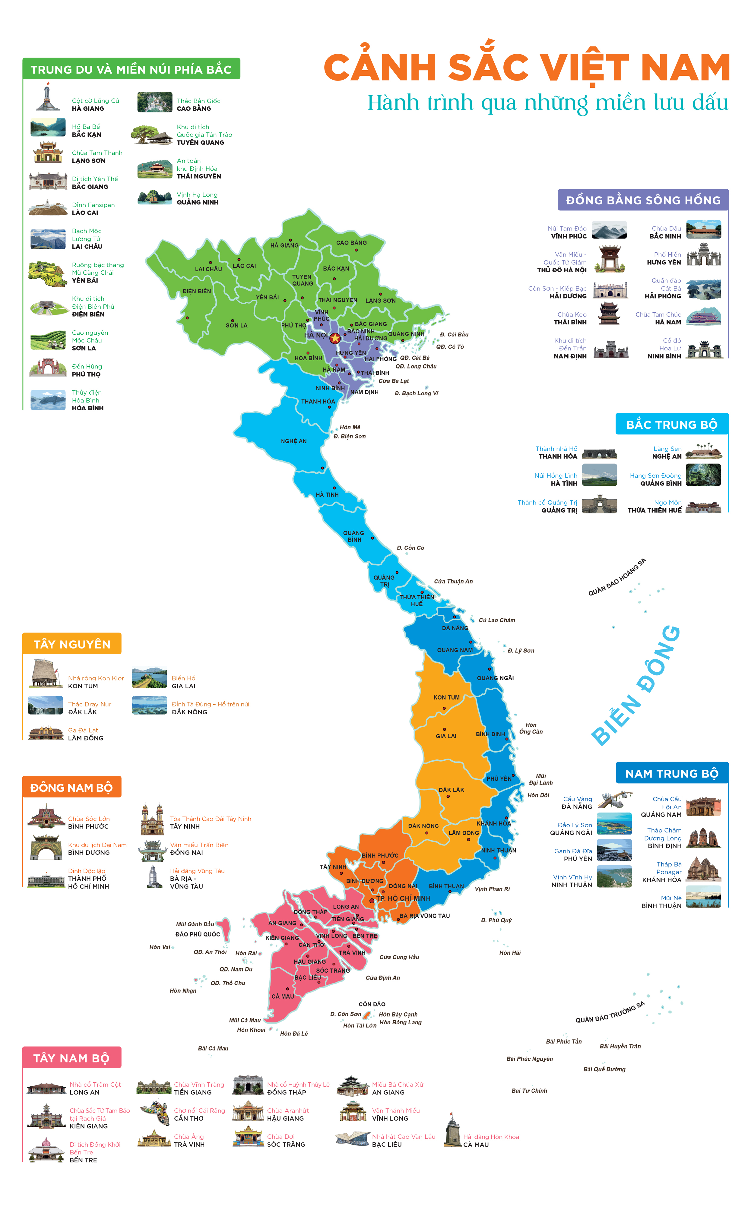 Bộ Đất Nước Gấm Hoa - Atlas Việt Nam - Ấn Bản Lưu Dấu 63 Tỉnh Thành - Bìa Cứng - Ảnh 13