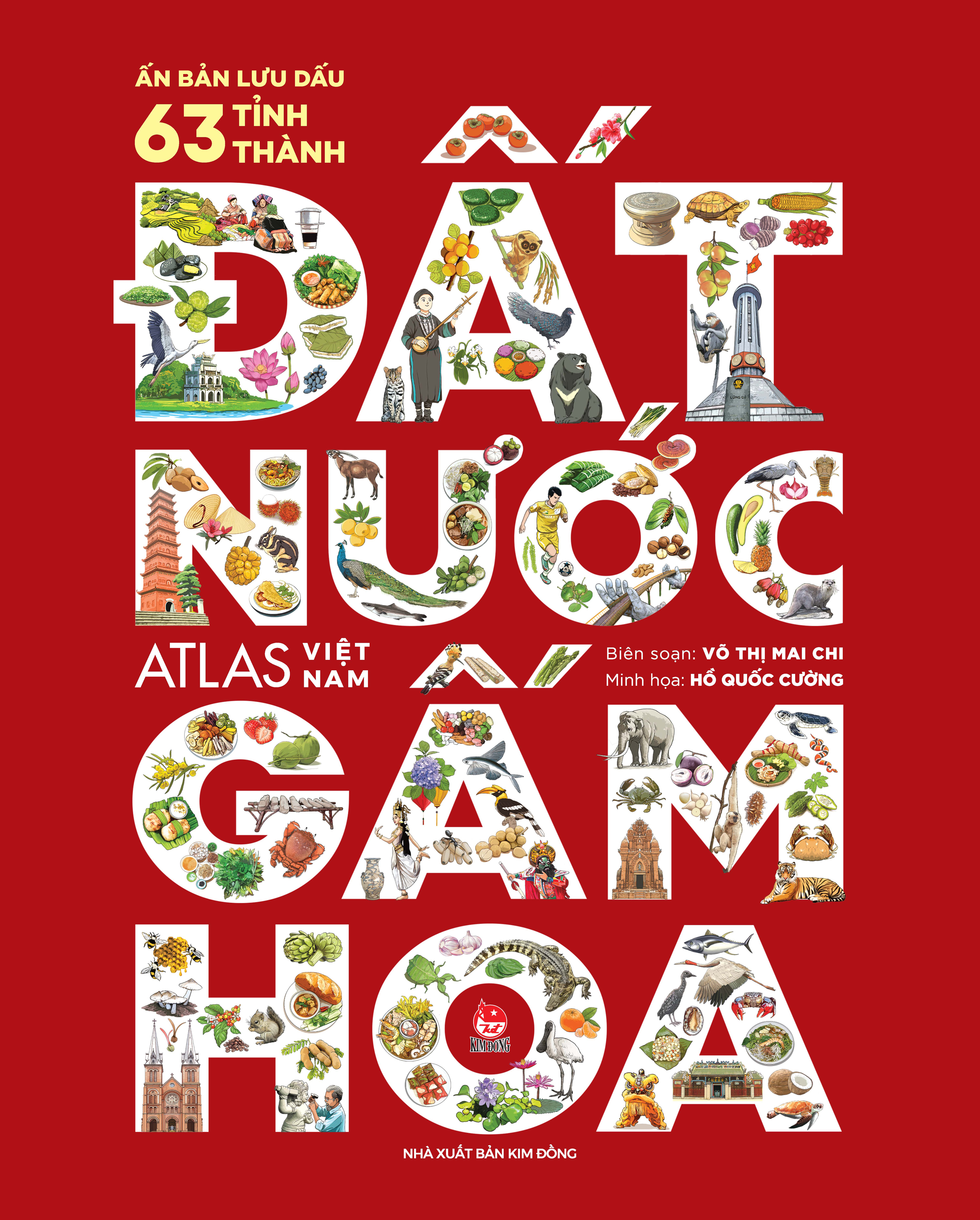 Bộ Đất Nước Gấm Hoa - Atlas Việt Nam - Ấn Bản Lưu Dấu 63 Tỉnh Thành - Bìa Cứng - Ảnh 2