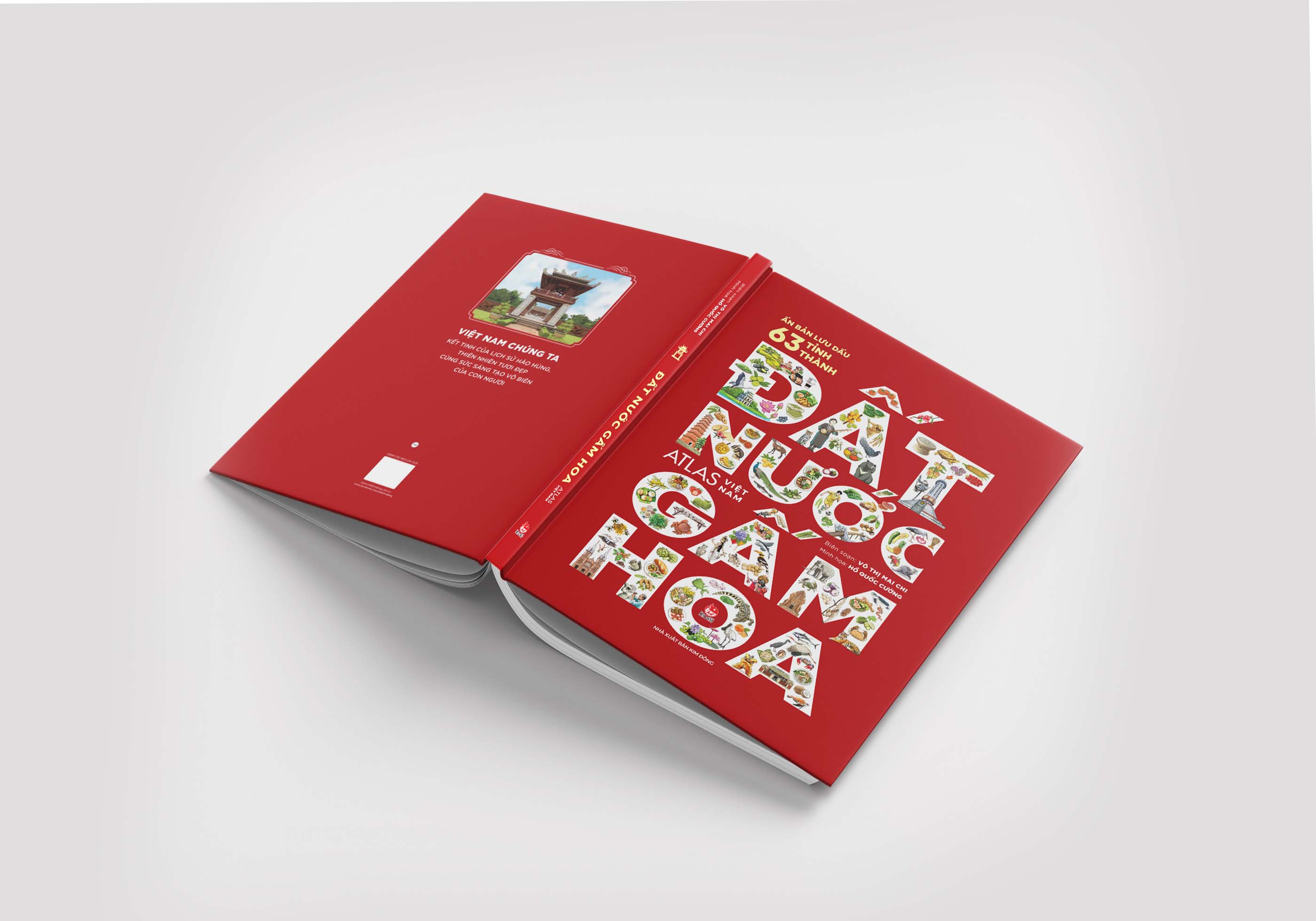 Bộ Đất Nước Gấm Hoa - Atlas Việt Nam - Ấn Bản Lưu Dấu 63 Tỉnh Thành - Bìa Cứng - Ảnh 5