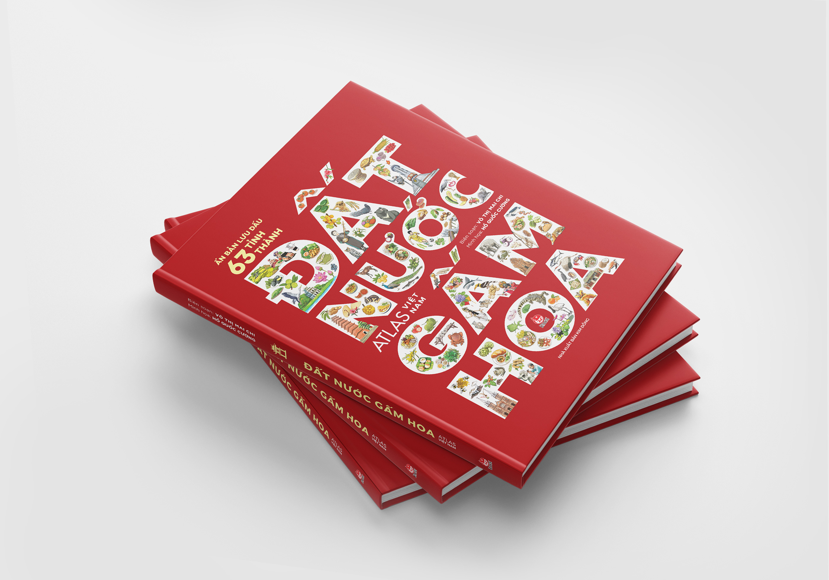 Bộ Đất Nước Gấm Hoa - Atlas Việt Nam - Ấn Bản Lưu Dấu 63 Tỉnh Thành - Bìa Cứng - Ảnh 6