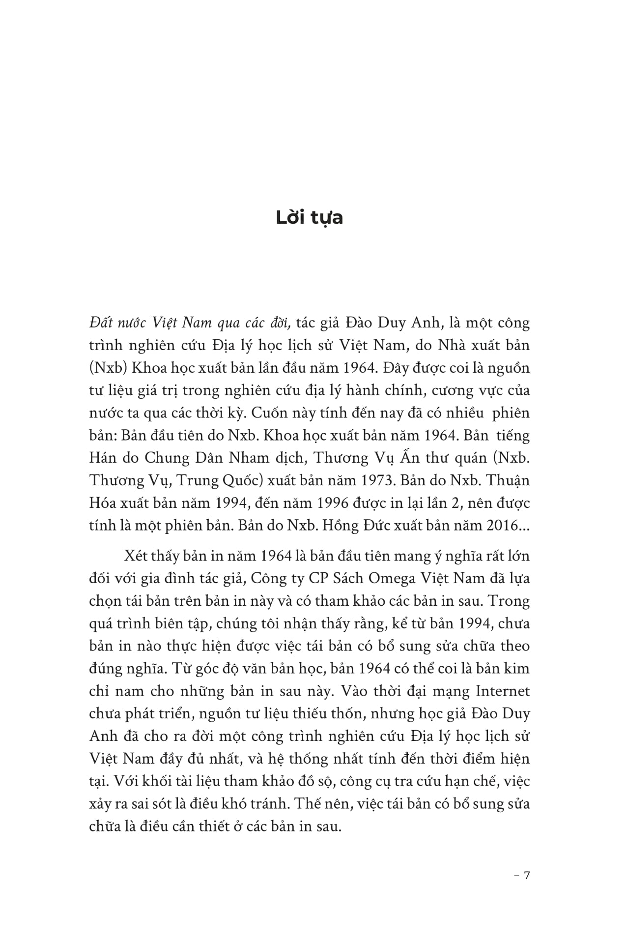 Đất Nước Việt Nam Qua Các Đời - Nghiên Cứu Địa Lý Học Lịch Sử Việt Nam (Tái Bản 2025) - Ảnh 6