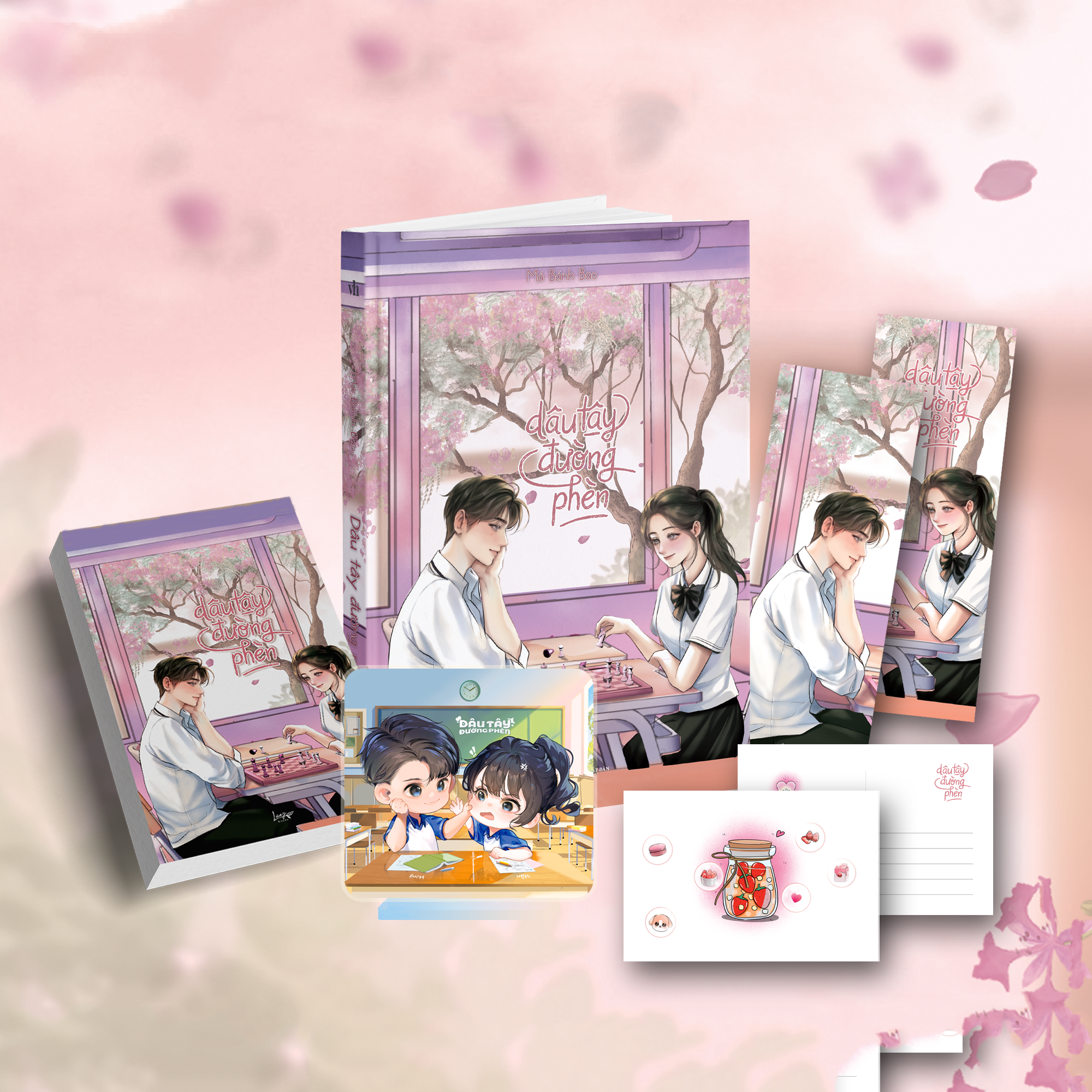 dâu tây đường phèn - tặng kèm bookmark + postcard có chữ kí tác giả + standee + sổ xé - Ảnh 2