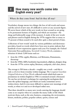 david crystal's 50 questions about english usage - pocket editions - Ảnh 10