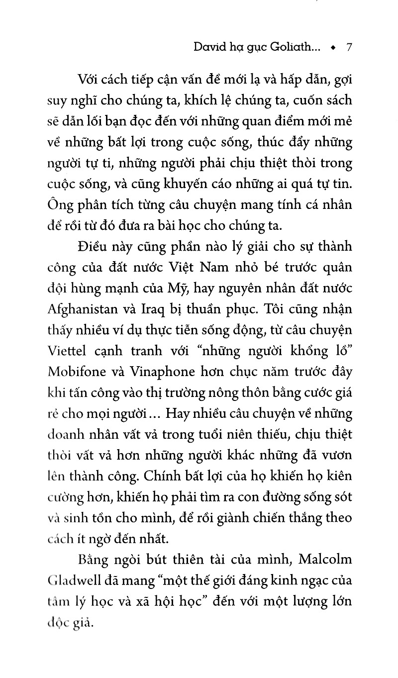 david và goliath - cuộc đối đầu kinh điển và nghệ thuật chiến thắng những gã khổng lồ (tái bản 2024) - Ảnh 6