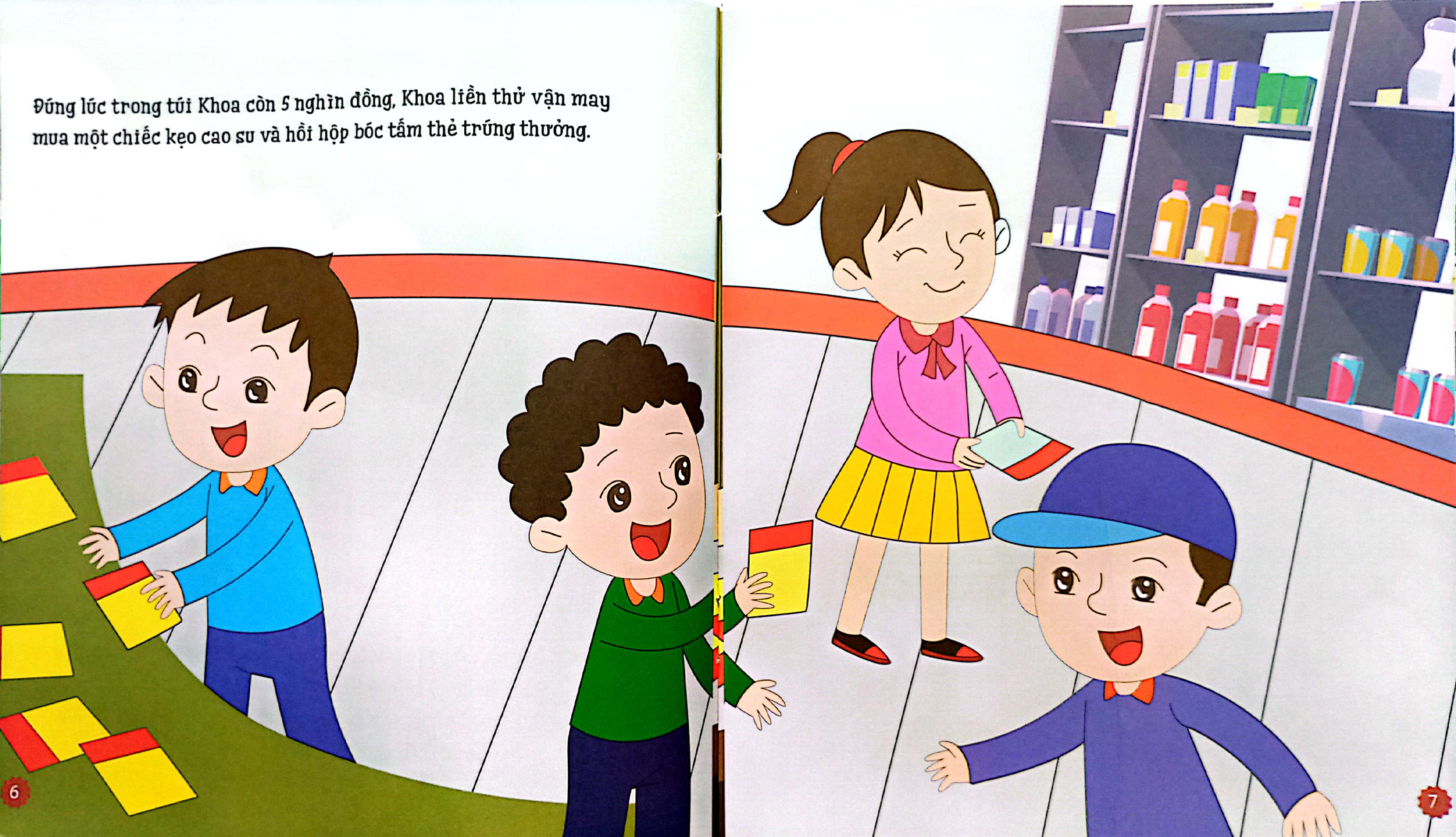 dạy con quản lý tài chính - bé không tham lam trúng thưởng - Ảnh 5