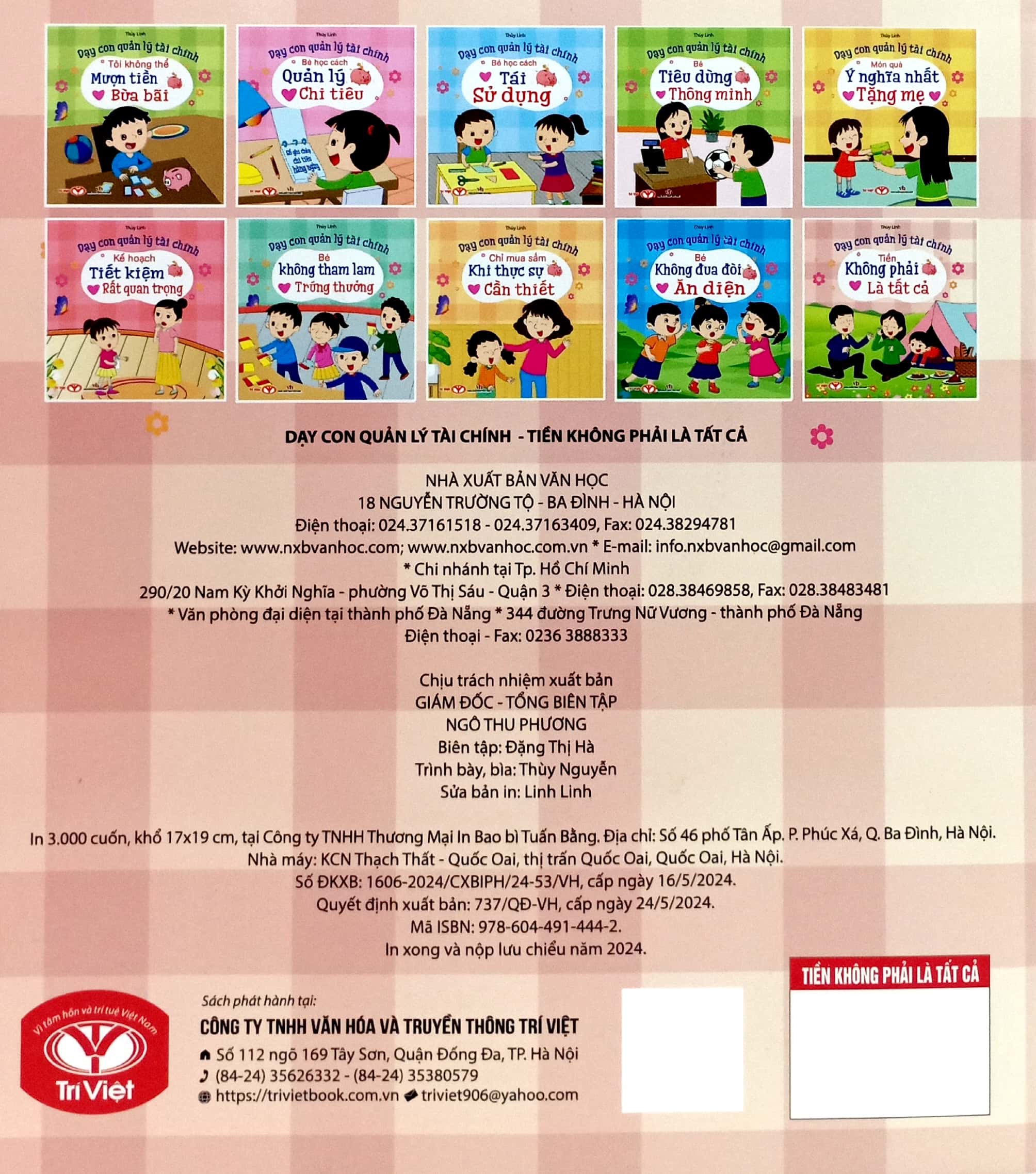 dạy con quản lý tài chính - tiền không phải là tất cả - Ảnh 6