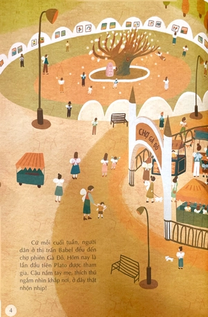 dạy trẻ nói lời hay ý đẹp 5 - chợ phiên náo nhiệt - Ảnh 4