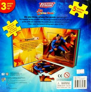 dc justice league my first puzzle book - Ảnh 6
